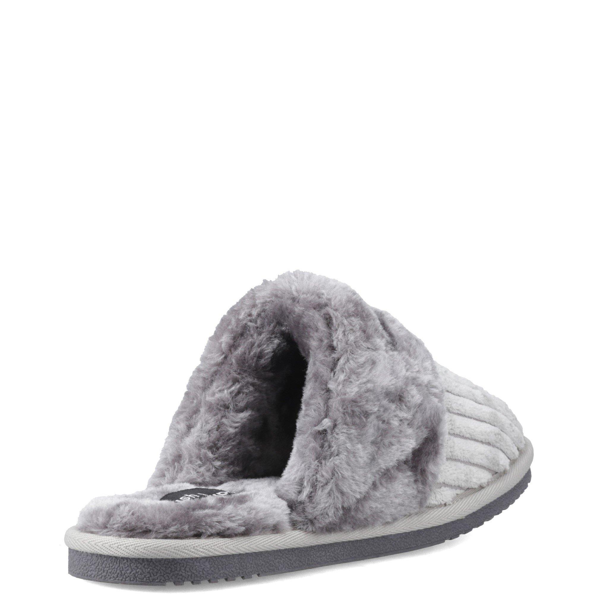 Grey - Hush Puppies - Arianna Cord Slipper - 3