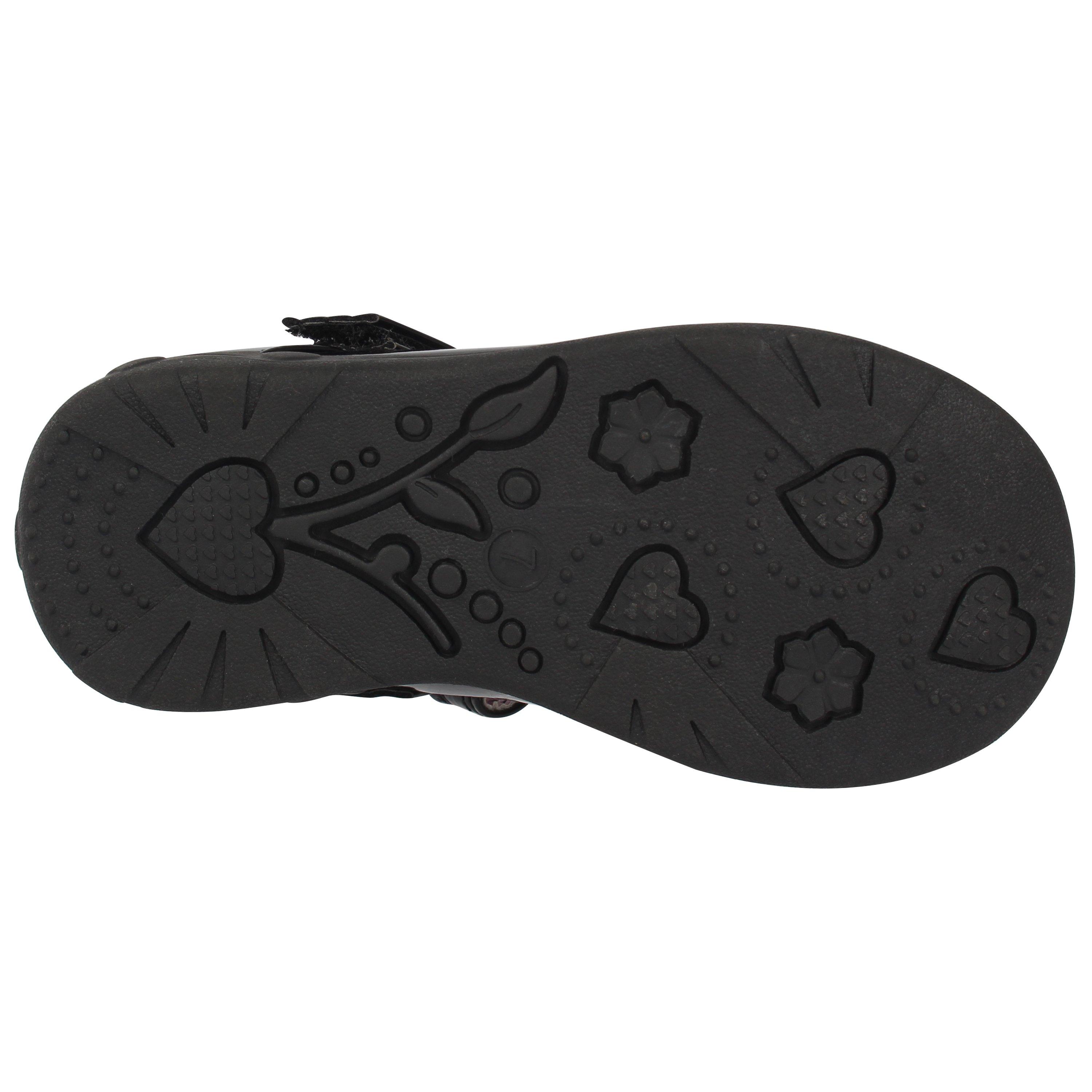 Black/Patent - Miss Fiori - Mary Jane Bow Childrens Shoes - 2