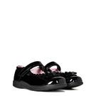 Noir/Verni - Miss Fiori - Miss Mary Jane Bow Childrens Shoes Ric - 4