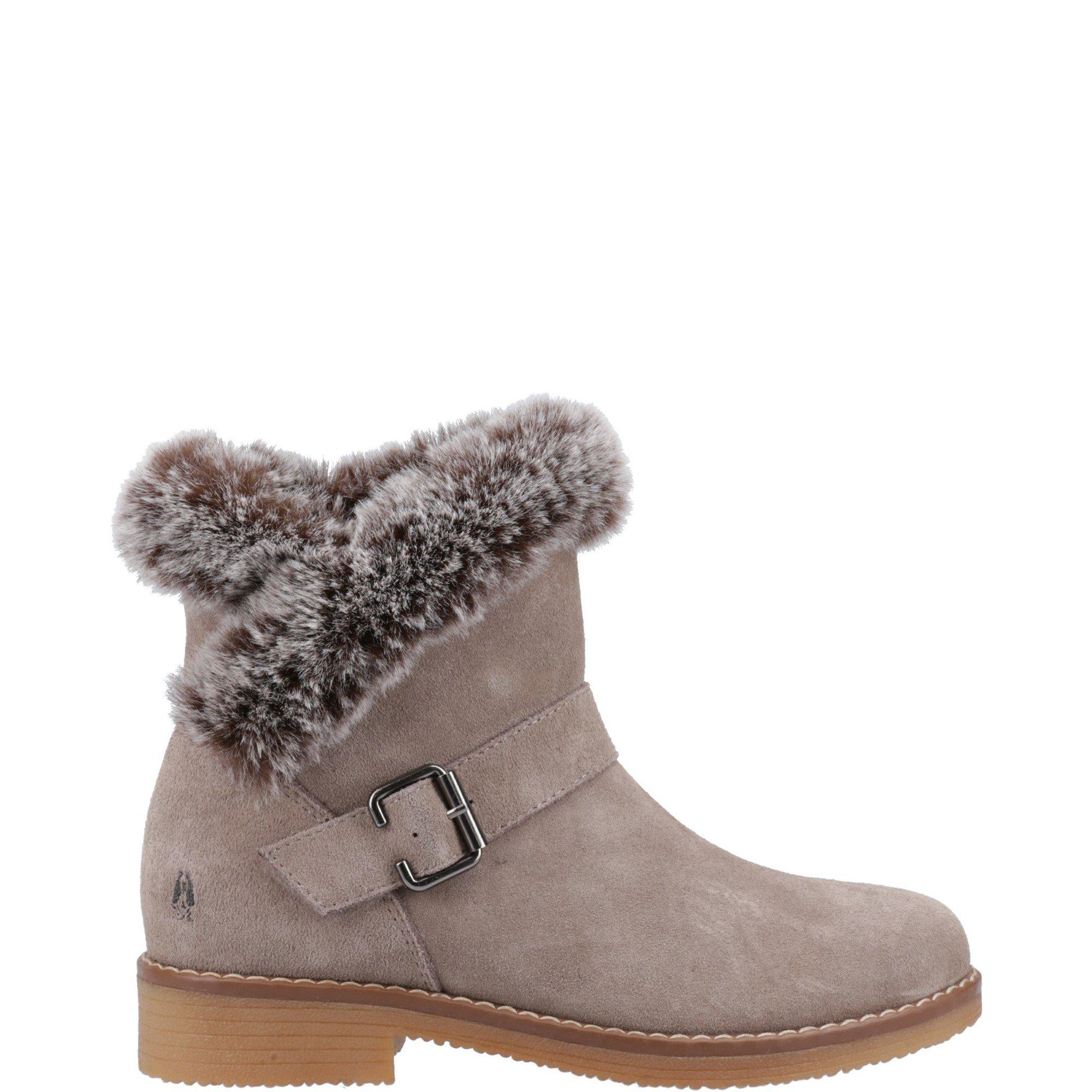 Hush Puppies Women's Hannah Wide Fit Boot in Taupe | Size: 5 - Image 6