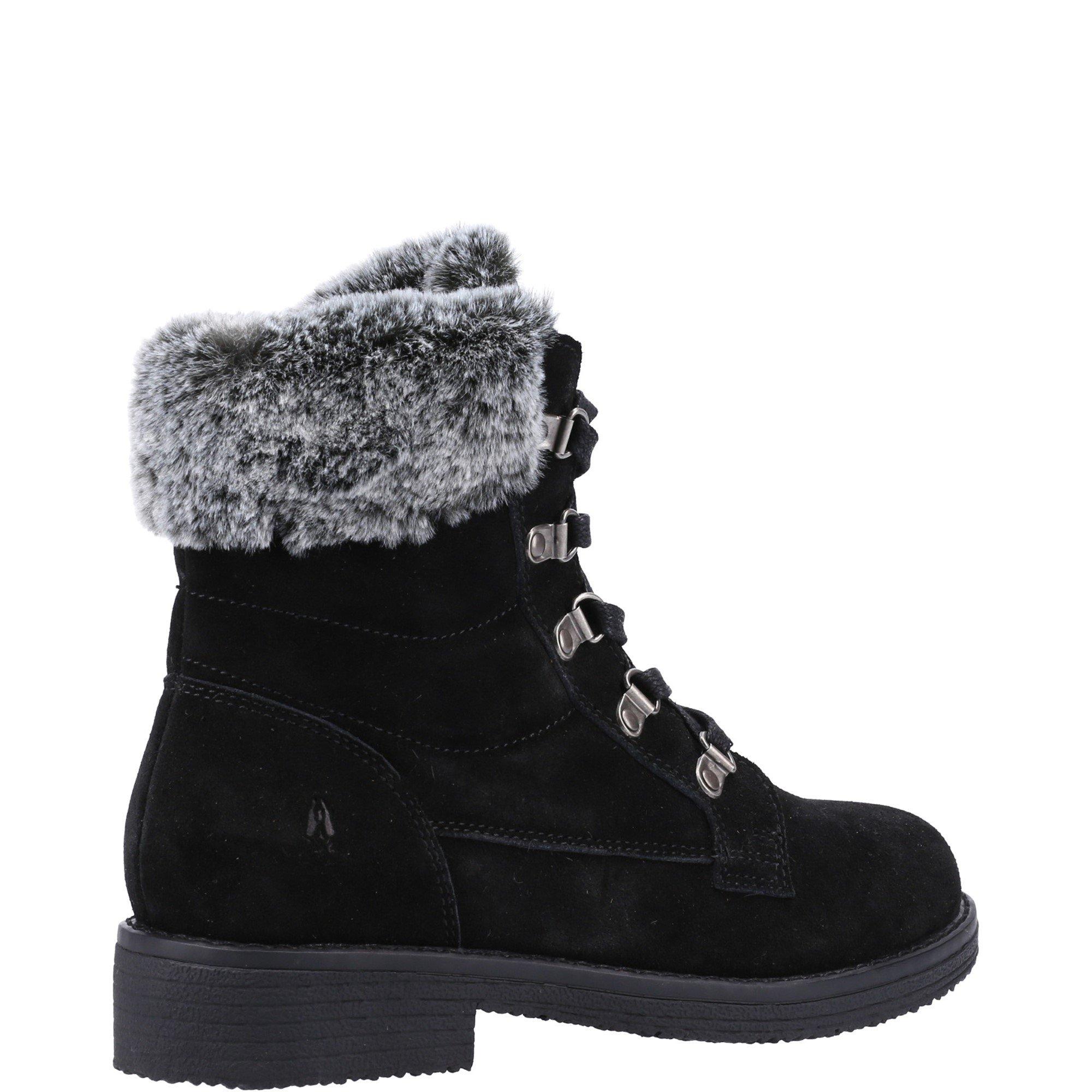 Black - Hush Puppies - Florence Wide Fit Boot - 3