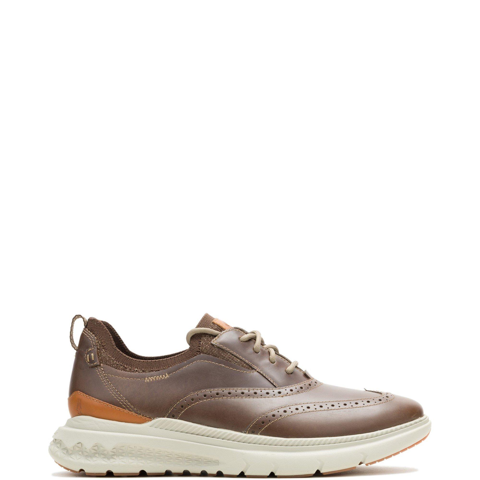 Brown - Hush Puppies - Excel Wingtip - 1