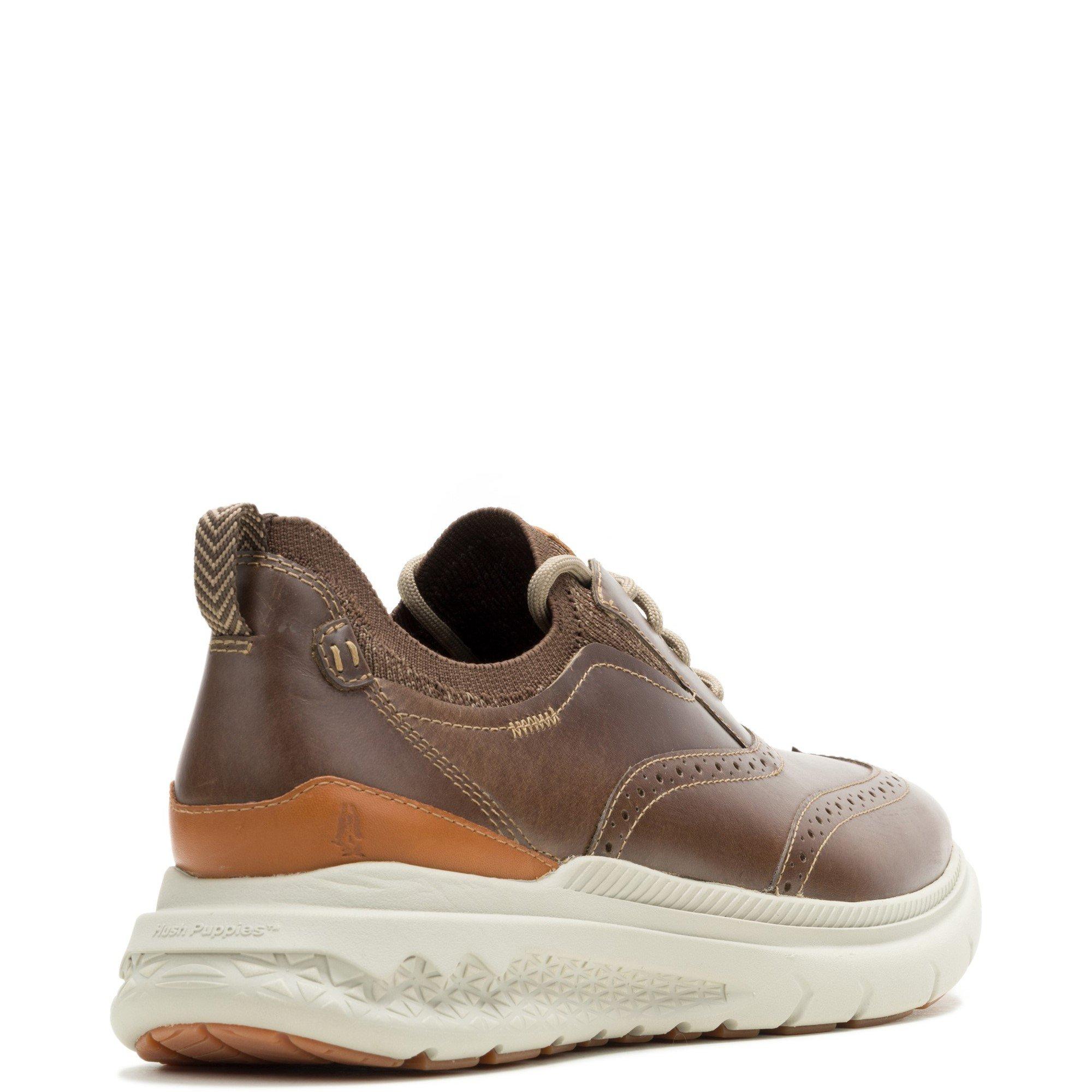 Brown - Hush Puppies - Excel Wingtip - 3