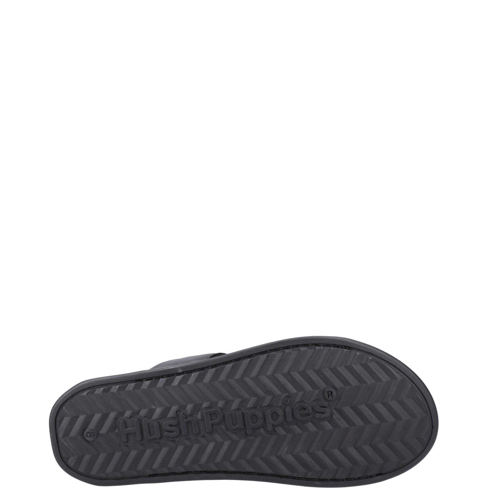 Black - Hush Puppies - Callum Slide Sandal - 4