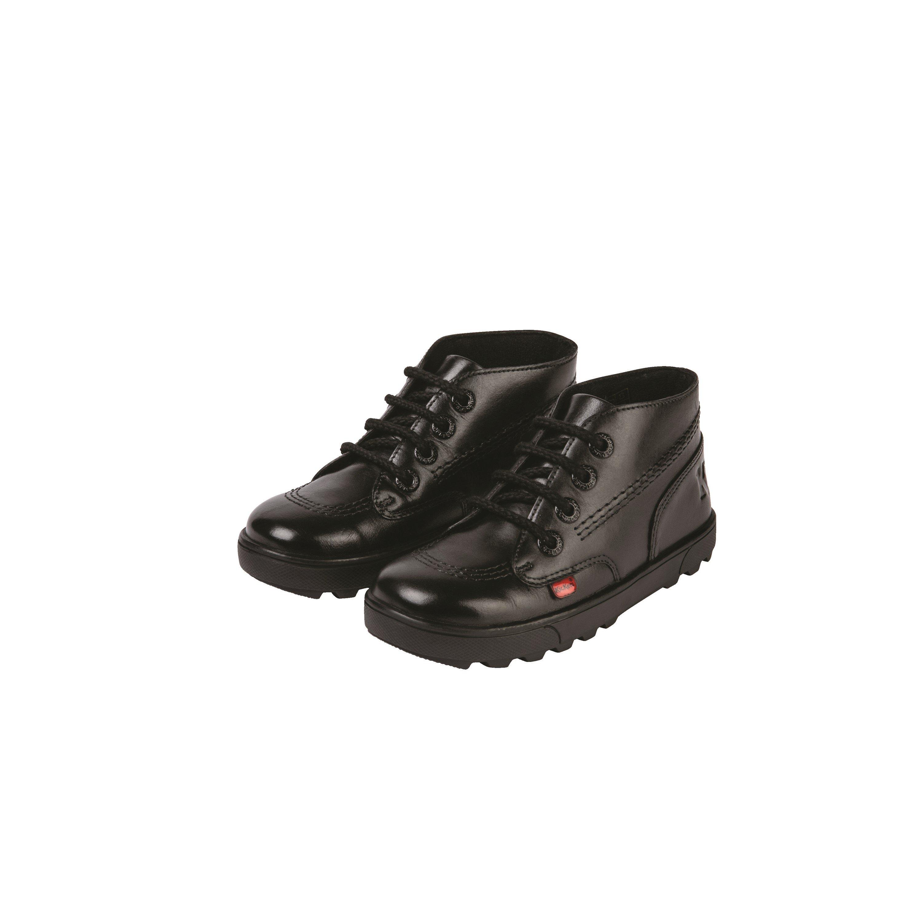 Black - Kickers - Disley Hi Infants Shoes - 2