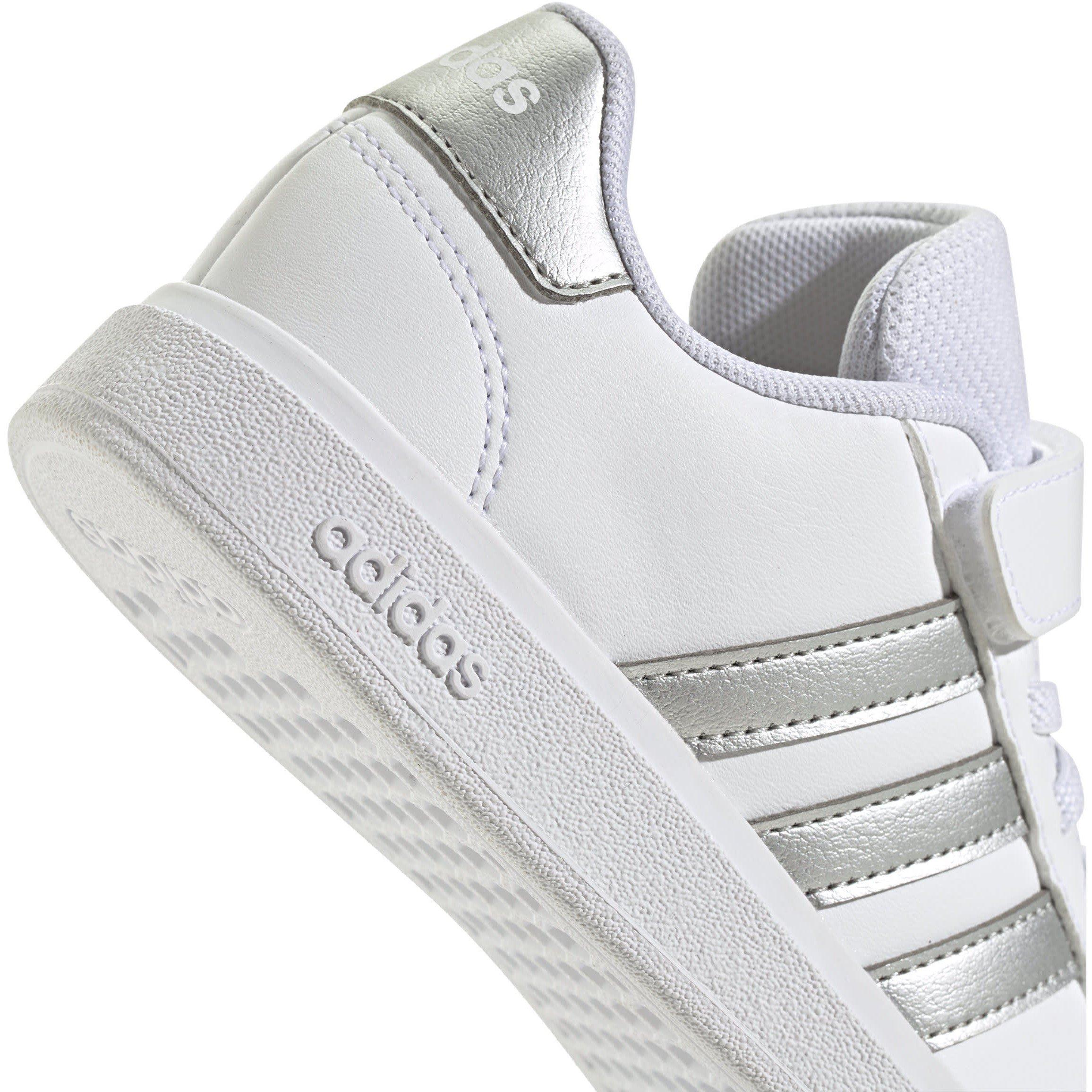 Hvid/Sølv - adidas - Grand Court 2.0 Trainers Juniors - 7