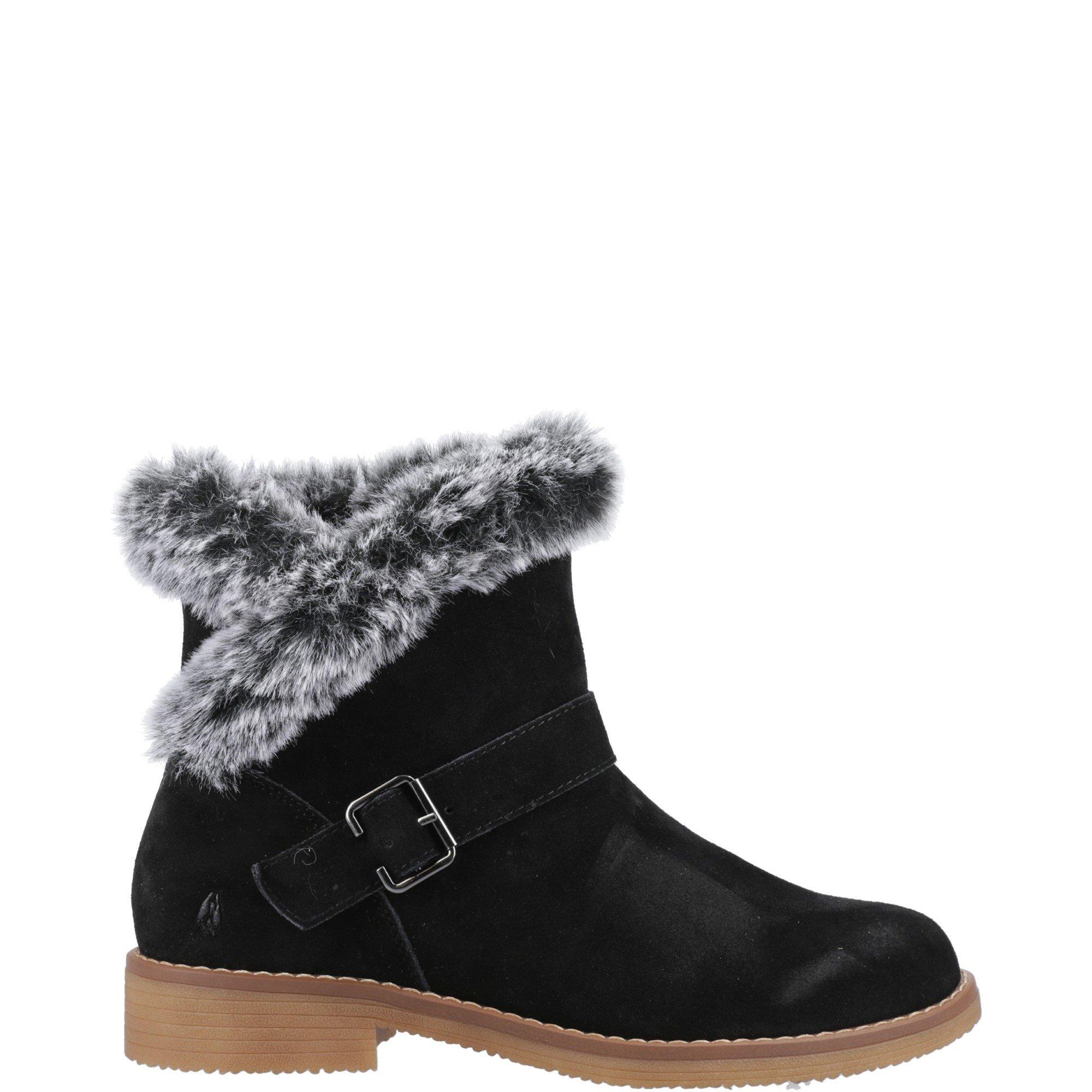 Black - Hush Puppies - Hannah Wide Fit Boot - 1