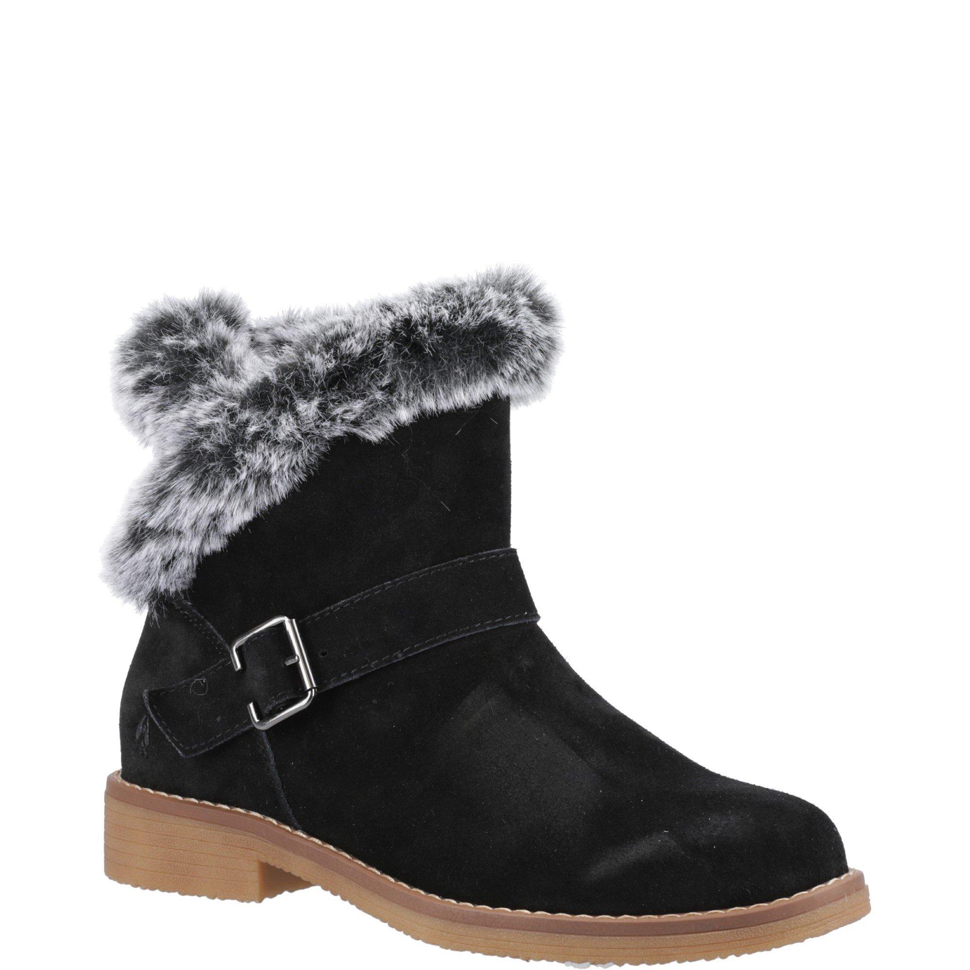 Black - Hush Puppies - Hannah Wide Fit Boot - 2
