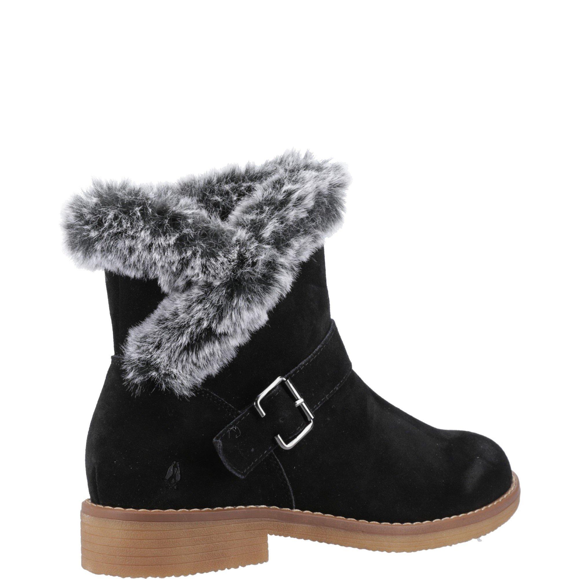 Black - Hush Puppies - Hannah Wide Fit Boot - 3