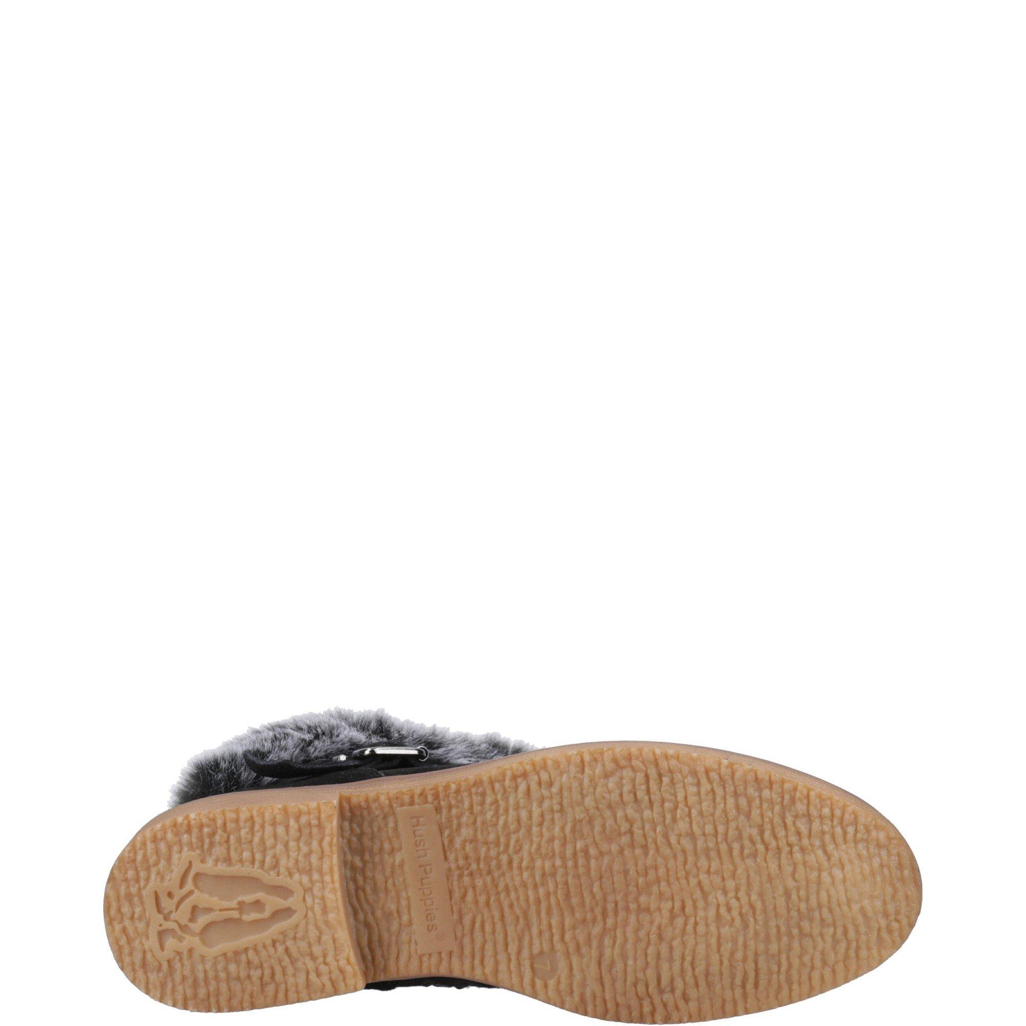 Black - Hush Puppies - Hannah Wide Fit Boot - 4