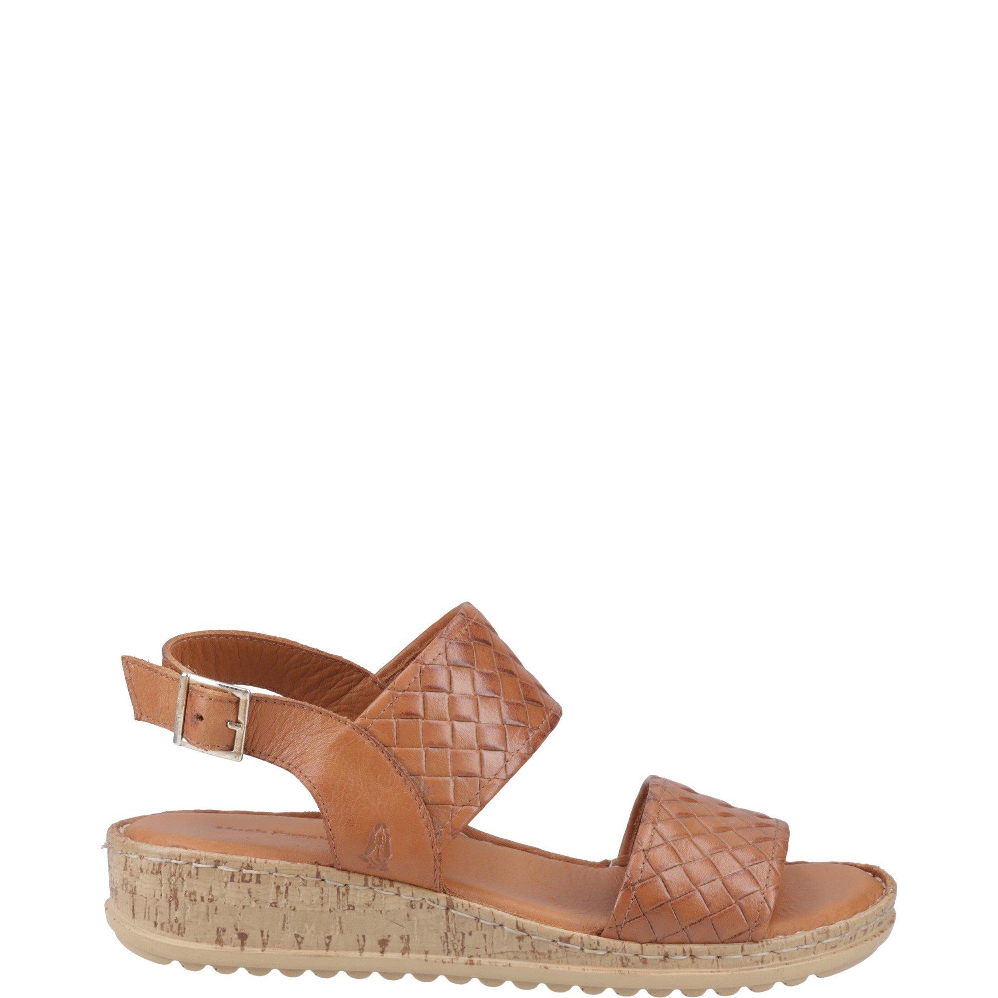 Tan - Hush Puppies - Ebony Woven Sandal - 1