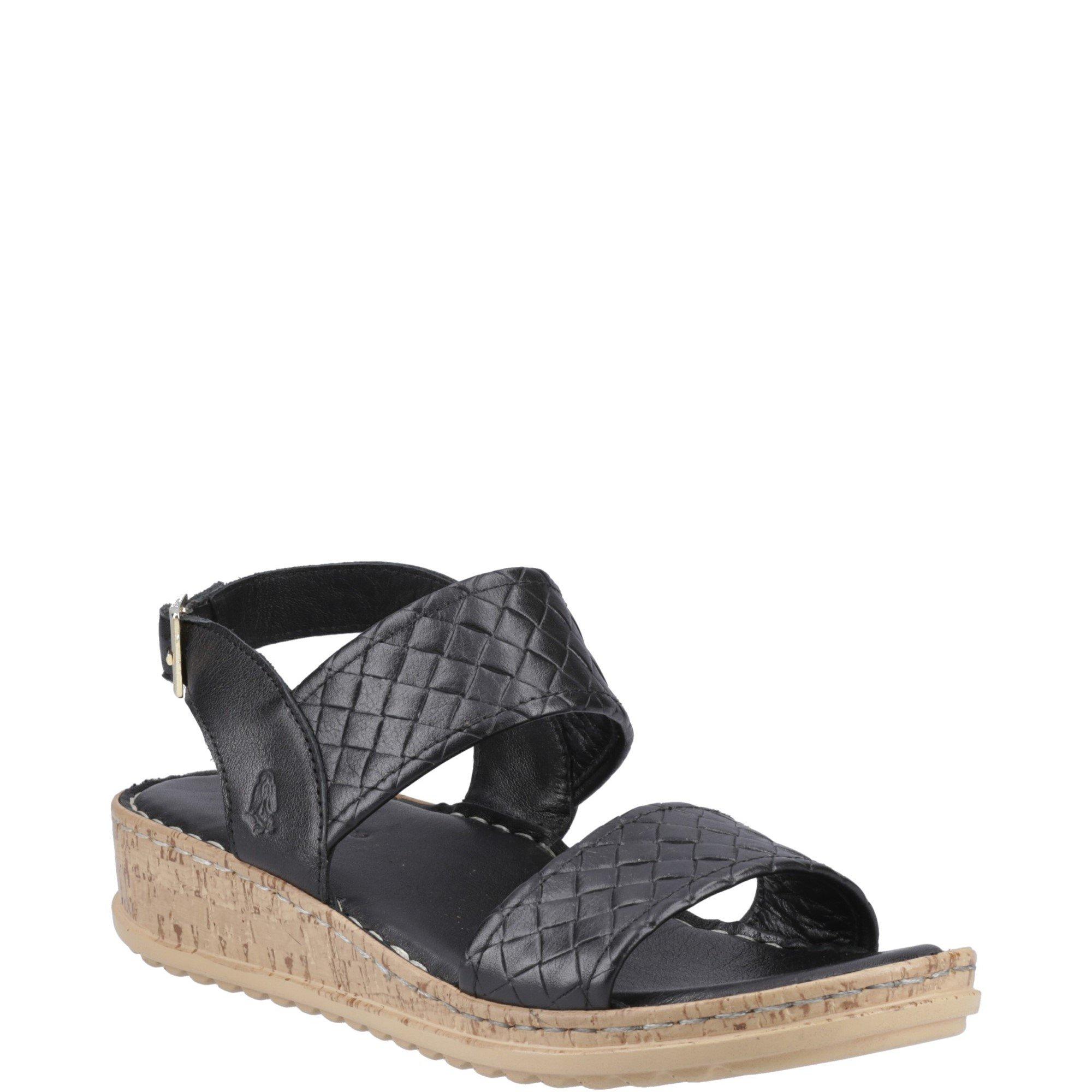 Black - Hush Puppies - Ebony Wide Fit Sandal - 2