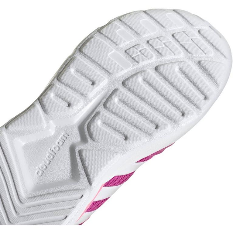 Fuchsia/Blanc - adidas retail - ultra boost mid kith shoes on feet and legs pain - 8