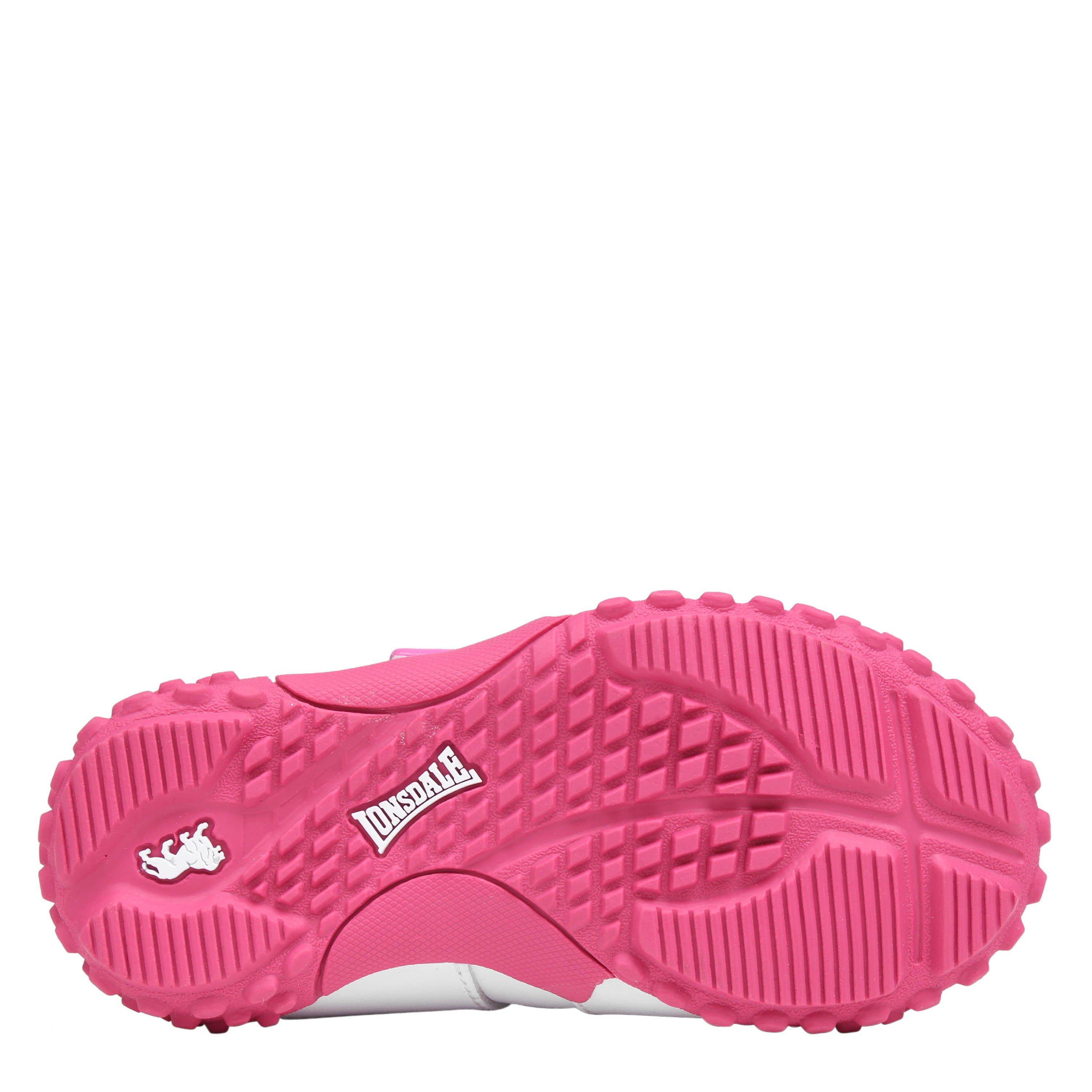 Bianco/Rosa - Lonsdale - Fulham Infants Trainers - 2