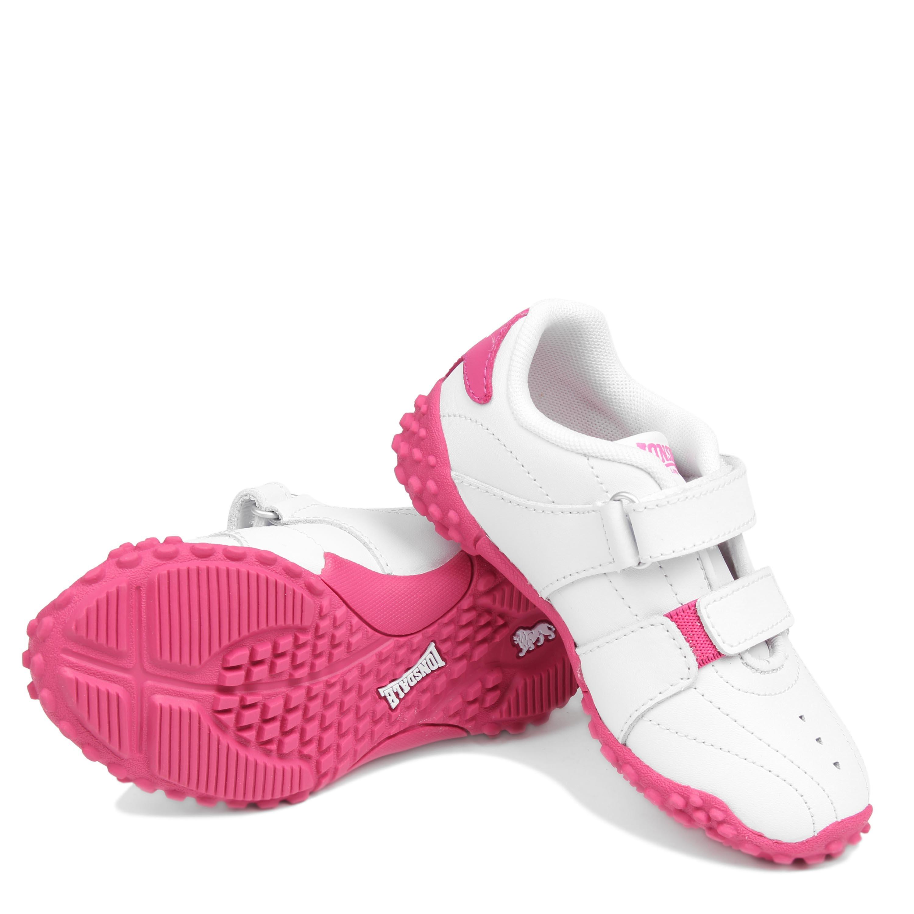 Bianco/Rosa - Lonsdale - Fulham Infants Trainers - 4