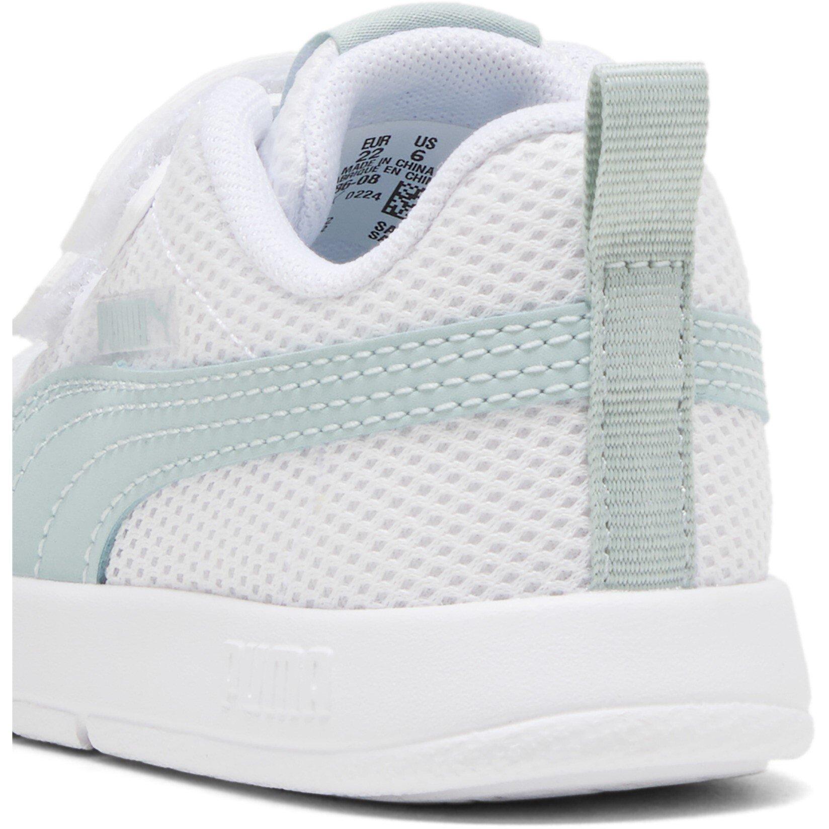 Puma White-Mint - Puma - Courtflex V3 Mesh Infants Shoes - 5