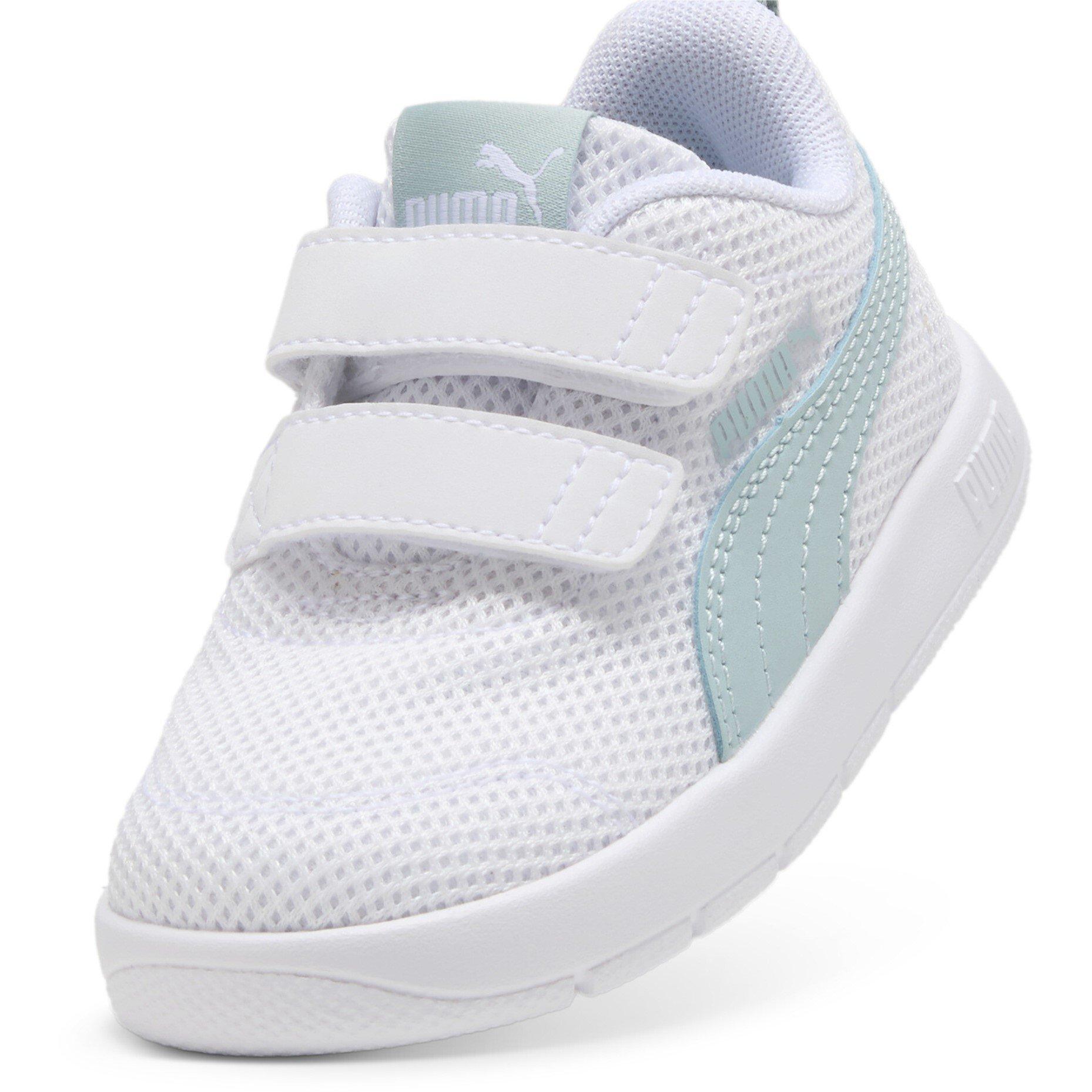 Puma White-Mint - Puma - Courtflex V3 Mesh Infants Shoes - 6