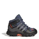 acier/gris/orng - adidas - Terrex Gore Tex Mid Infant Hiking Boot - 1