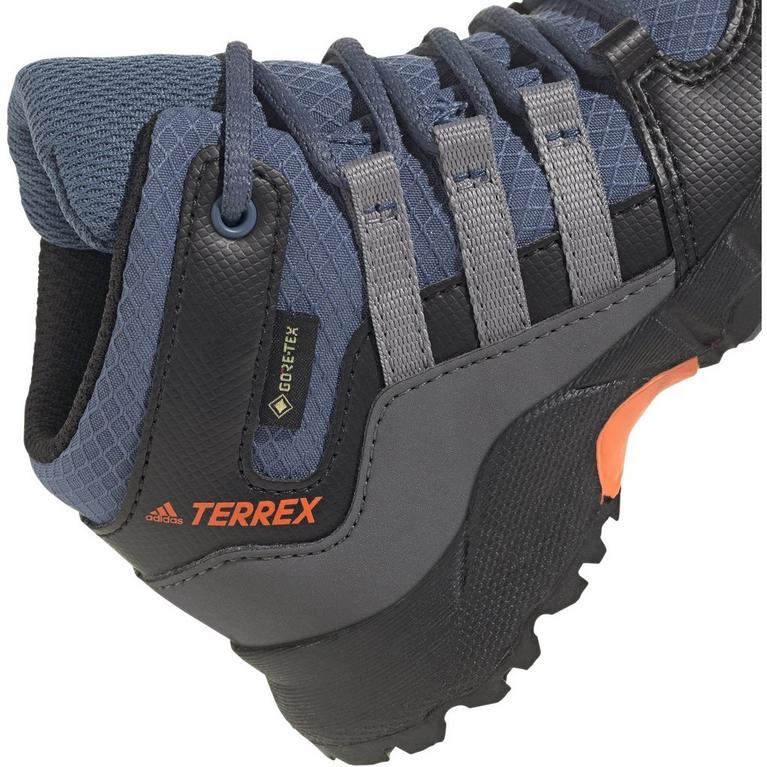 acier/gris/orng - adidas - Terrex Gore Tex Mid Infant Hiking Boot - 8