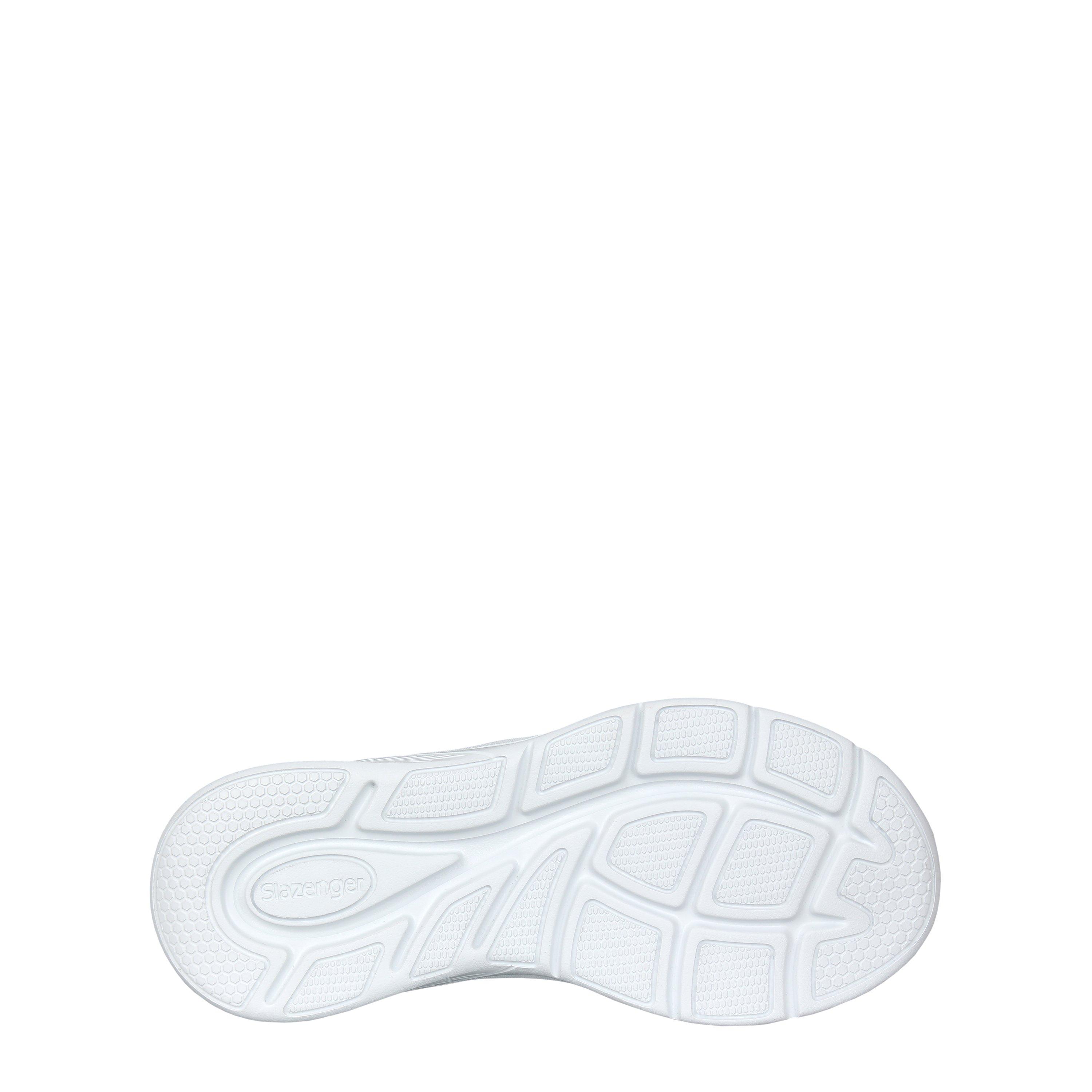 Schwarz/Weiß - Slazenger - Bolt Slip On Running Trainers Childrens - 6