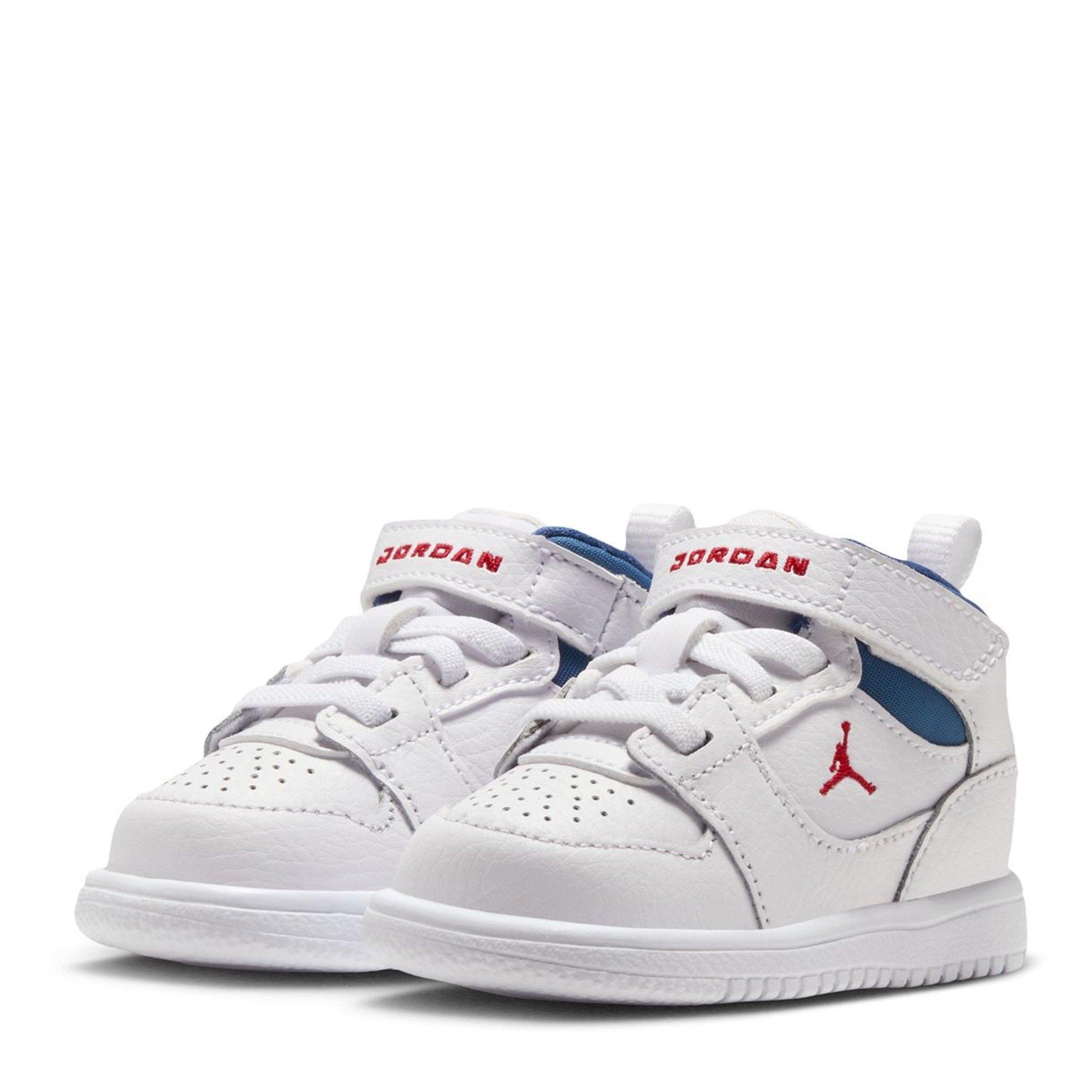 Branco/Vermelho/Azul - Air Jordan - Jordan Court Con Mid In64 - 3