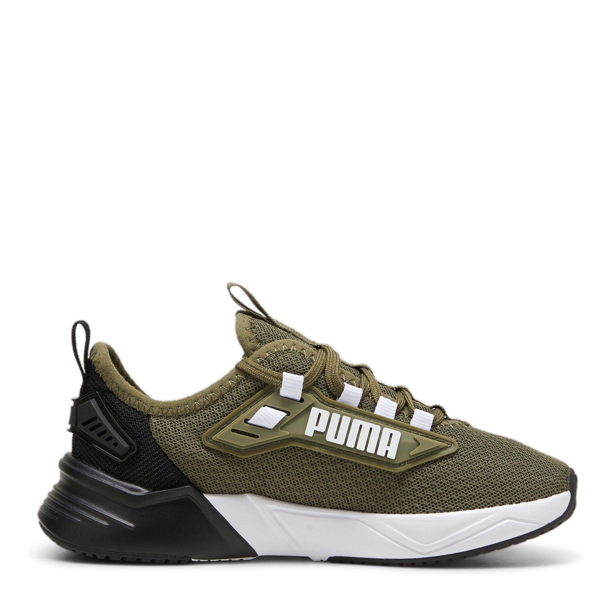 Green/Black - Puma - Retaliate 3 Running Shoes Childrens - 4