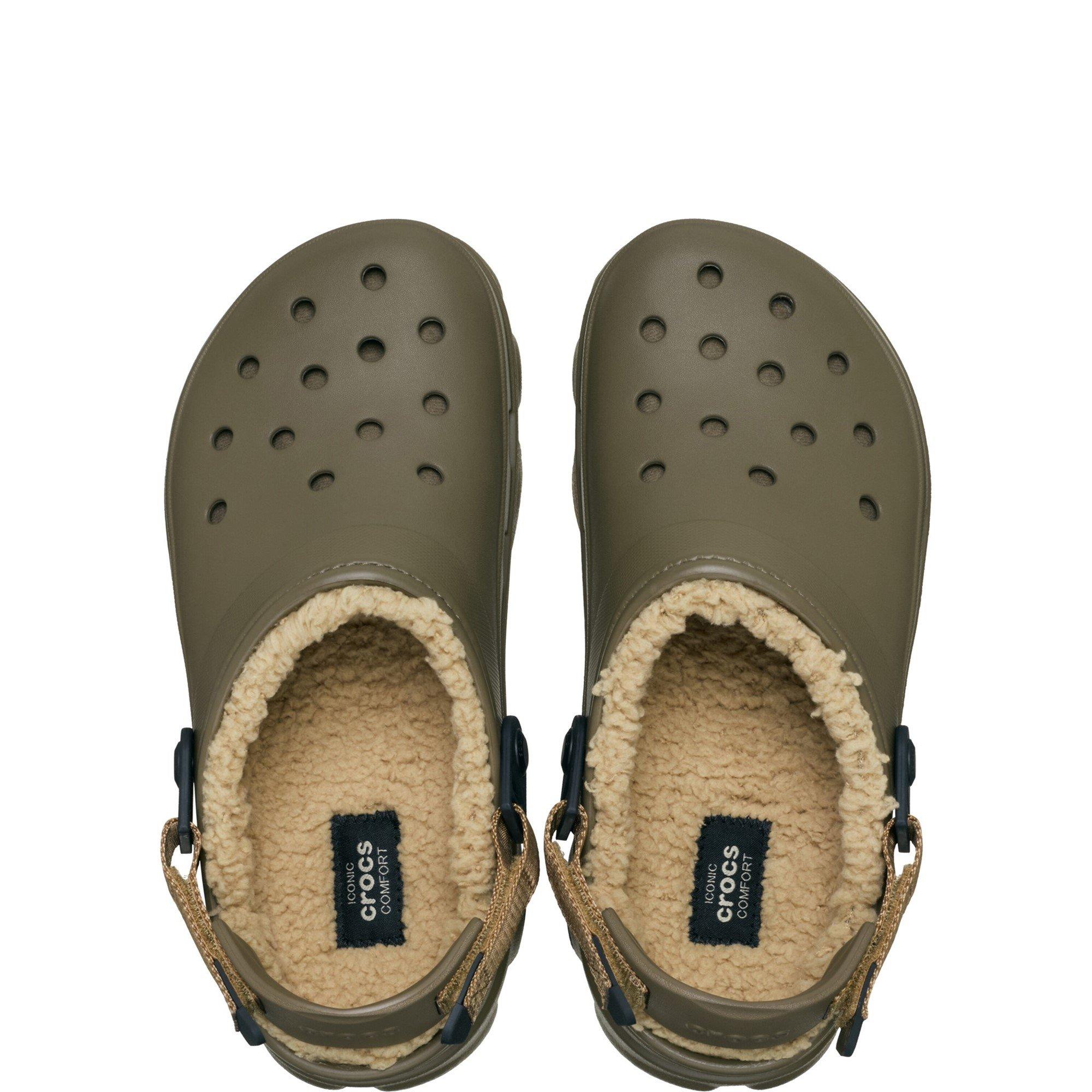 Brown - Crocs - Men's All Terrain Lined Clogs - 4