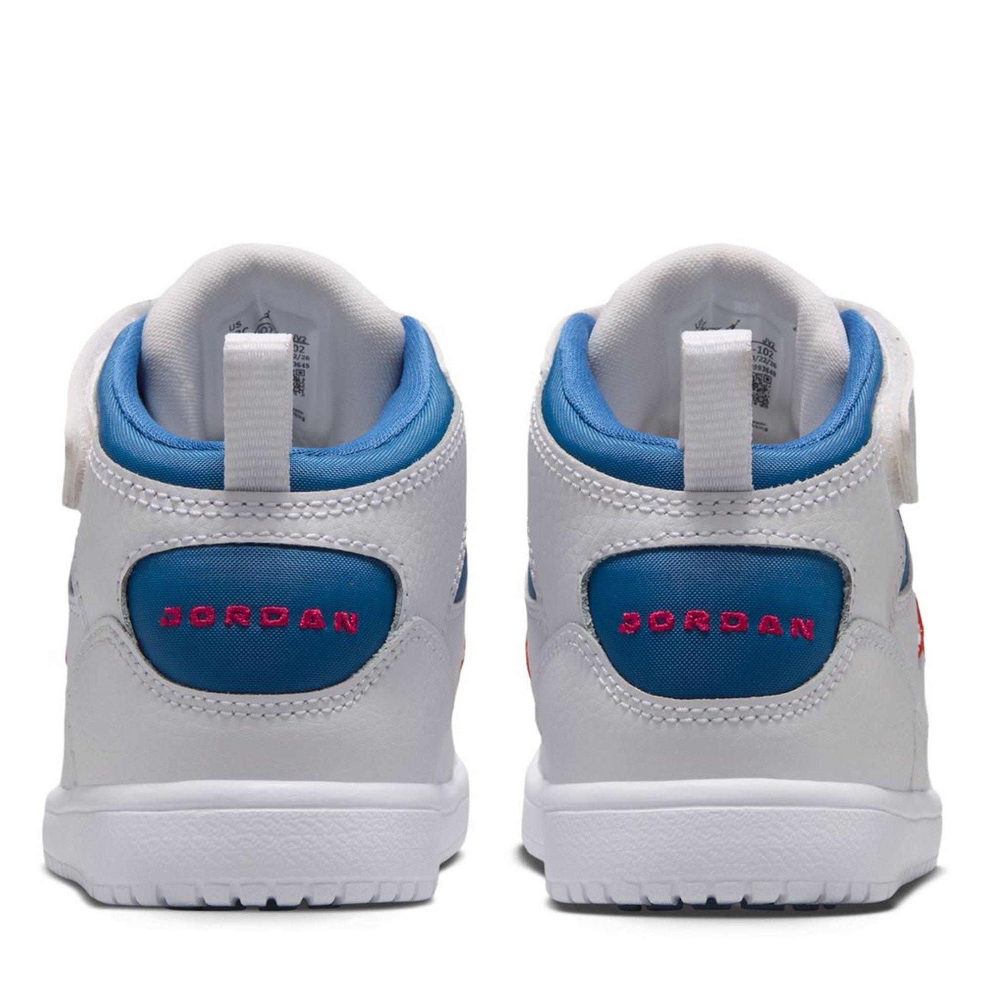 Weiß/Rot/Blau. - Air Jordan - Jordan Court Con Mid Ch64 - 4