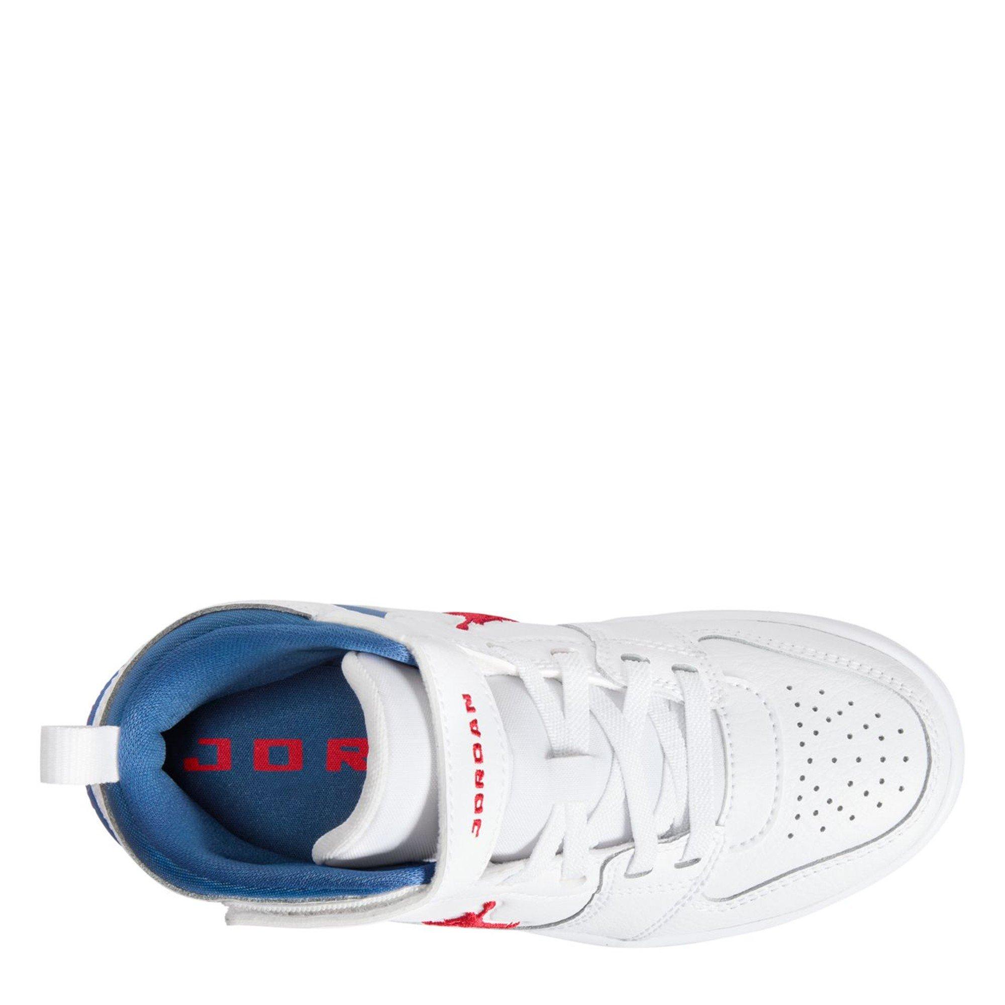 Weiß/Rot/Blau. - Air Jordan - Jordan Court Con Mid Ch64 - 9