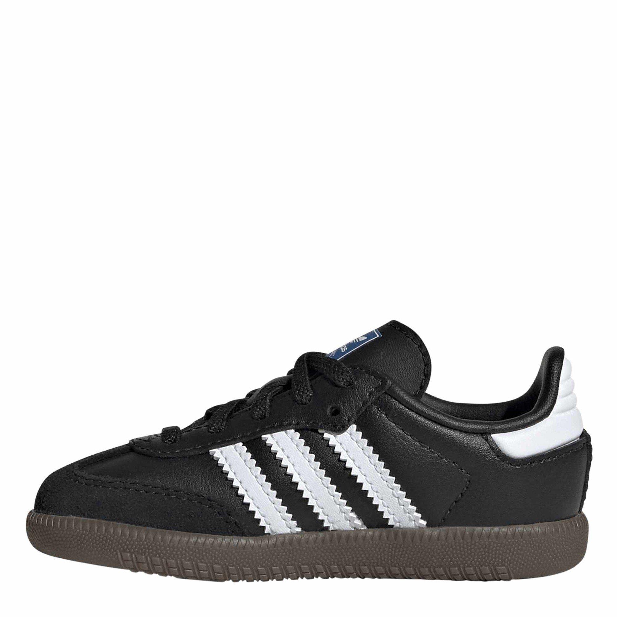 Ftwwht/Cblack - adidas Originals - Kids' Samba OG Comfort Leather Low-Top Trainers - 2