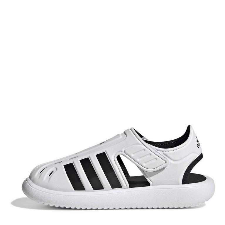 Blanc nuage - adidas - Hass Block Heel Leather Sandals - 2