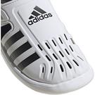 Blanc nuage - adidas - Hass Block Heel Leather Sandals - 7