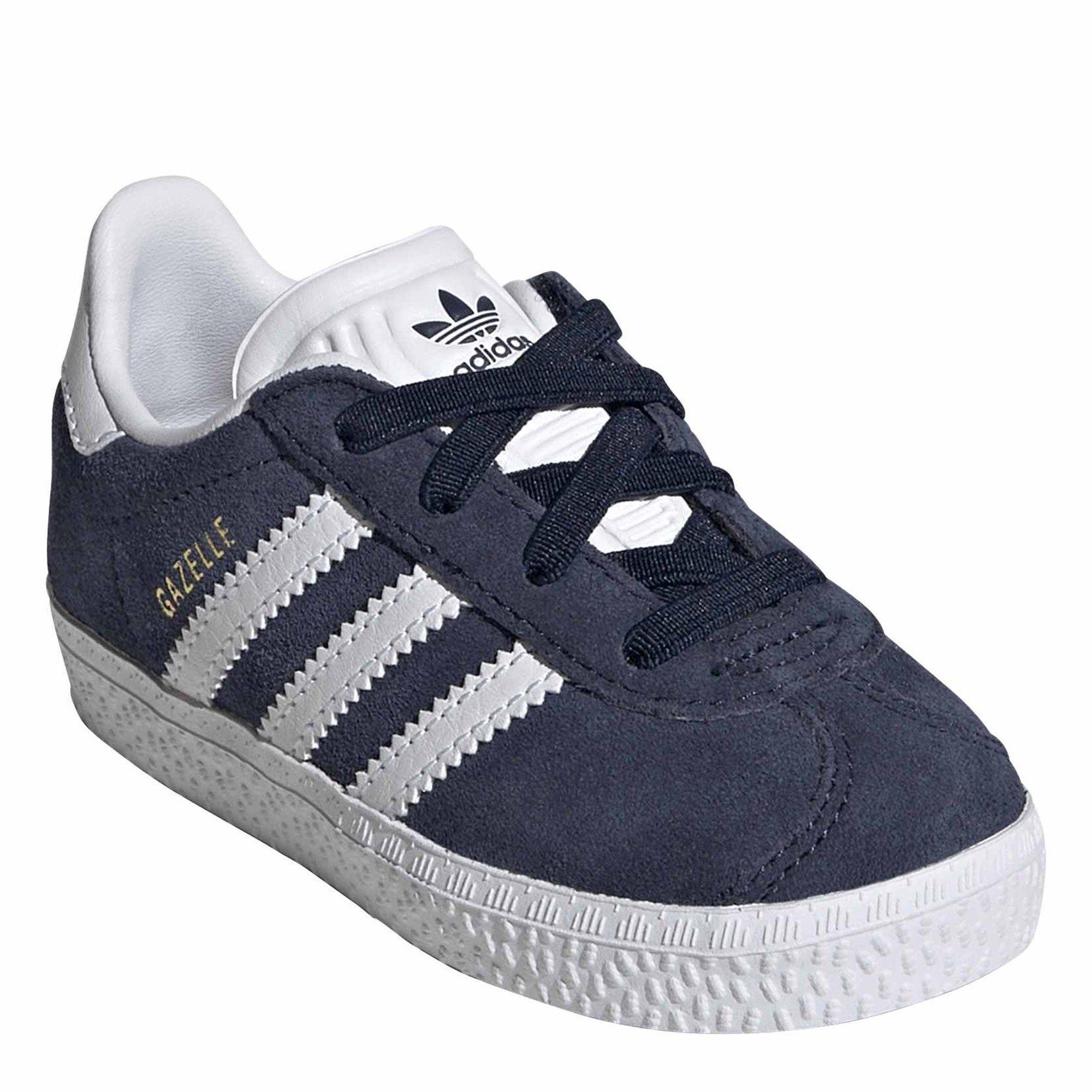 Navy - adidas Originals - adidas Originals Gazelle Trainers - 3