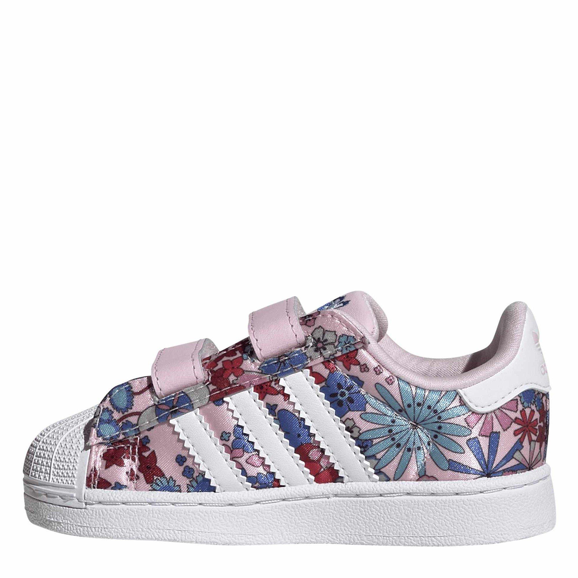 clear pink - adidas Originals - adidas Originals x Liberty London Superstar II Comfort Trainers - 2