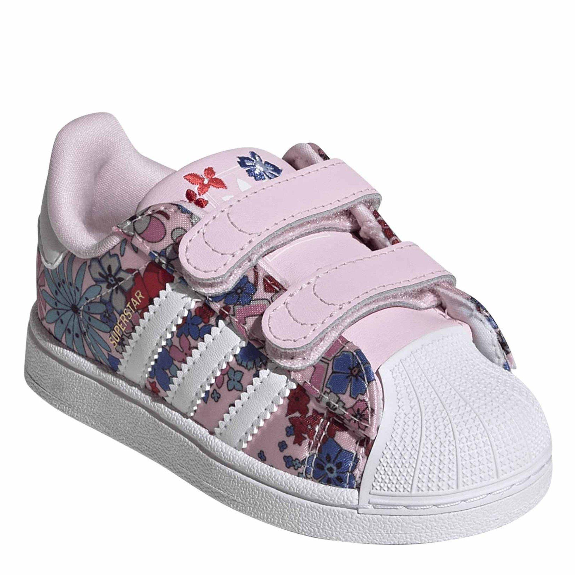 clear pink - adidas Originals - adidas Originals x Liberty London Superstar II Comfort Trainers - 3