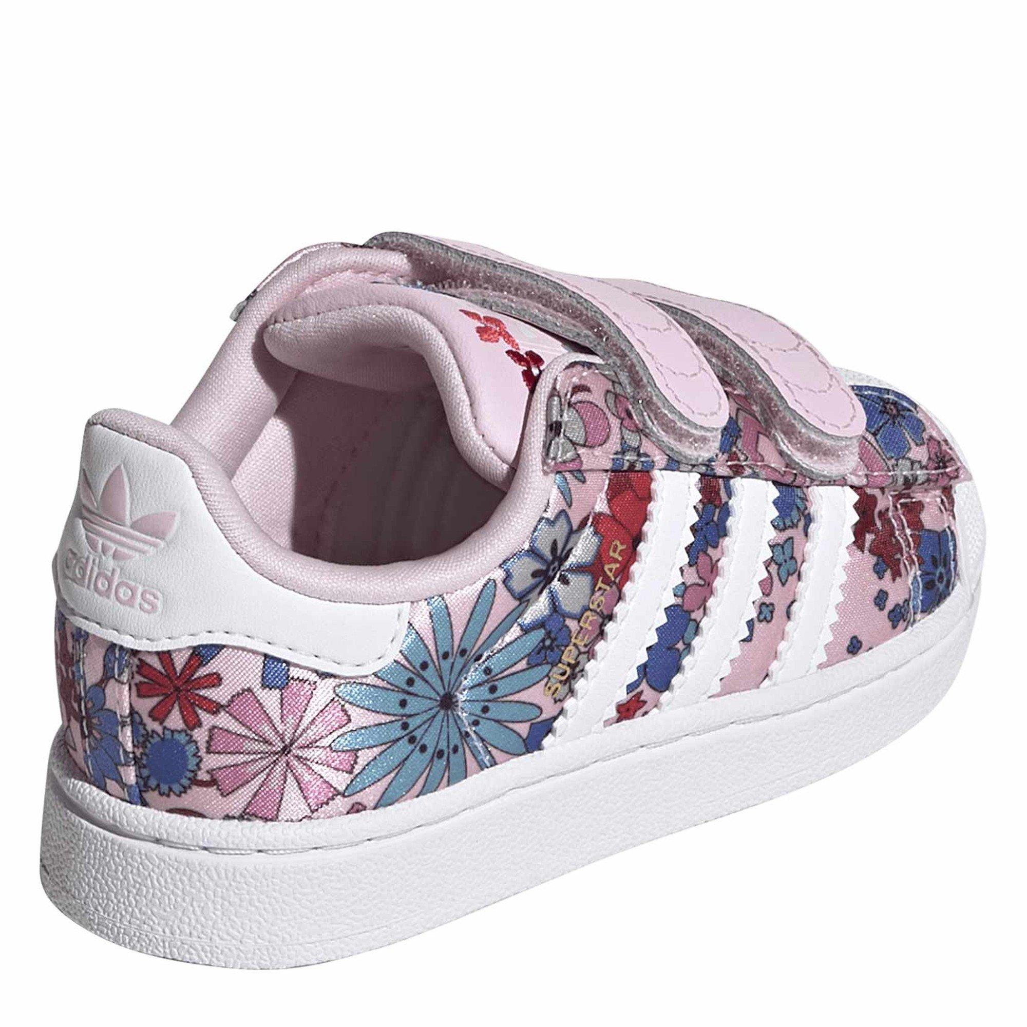 clear pink - adidas Originals - adidas Originals x Liberty London Superstar II Comfort Trainers - 4