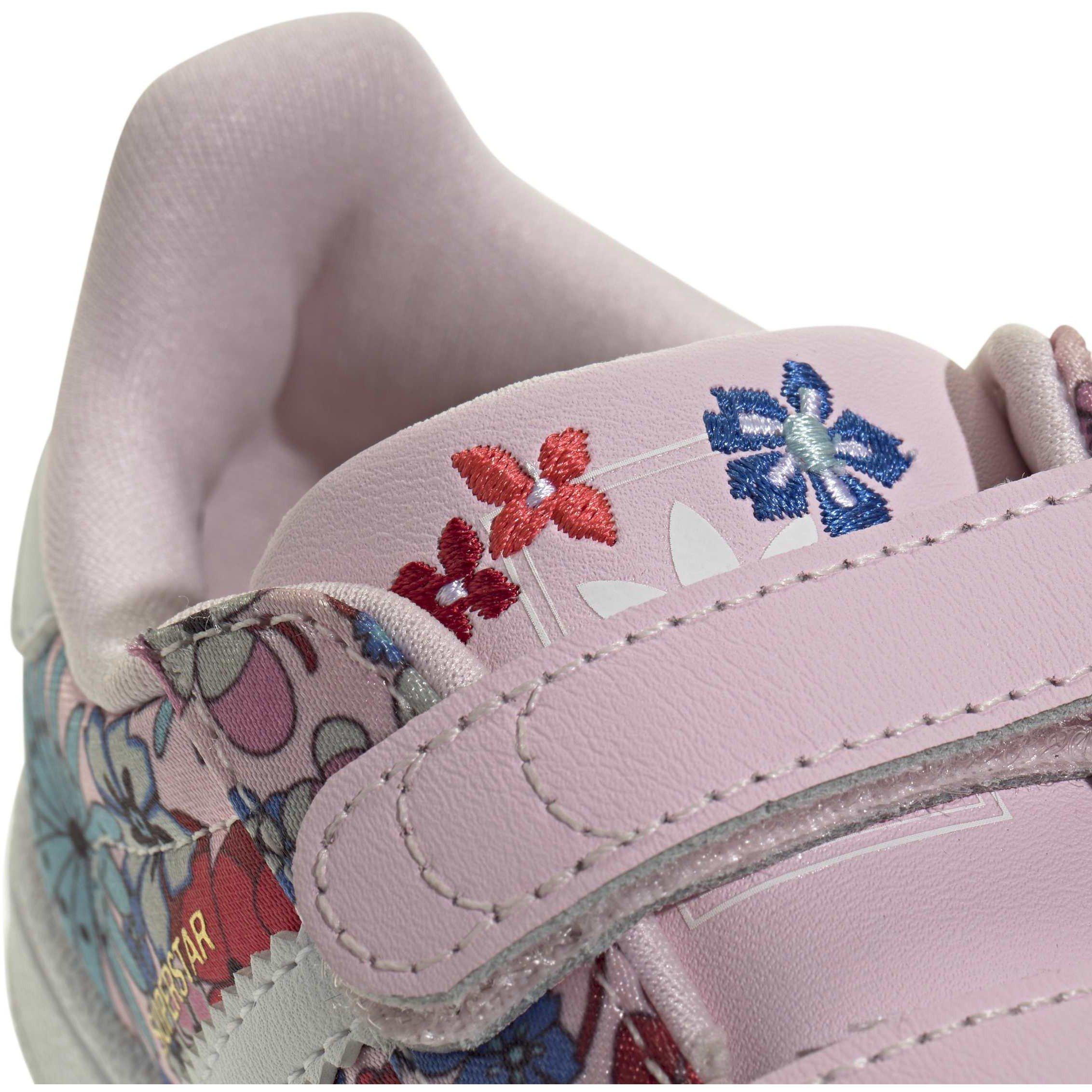 clear pink - adidas Originals - adidas Originals x Liberty London Superstar II Comfort Trainers - 8