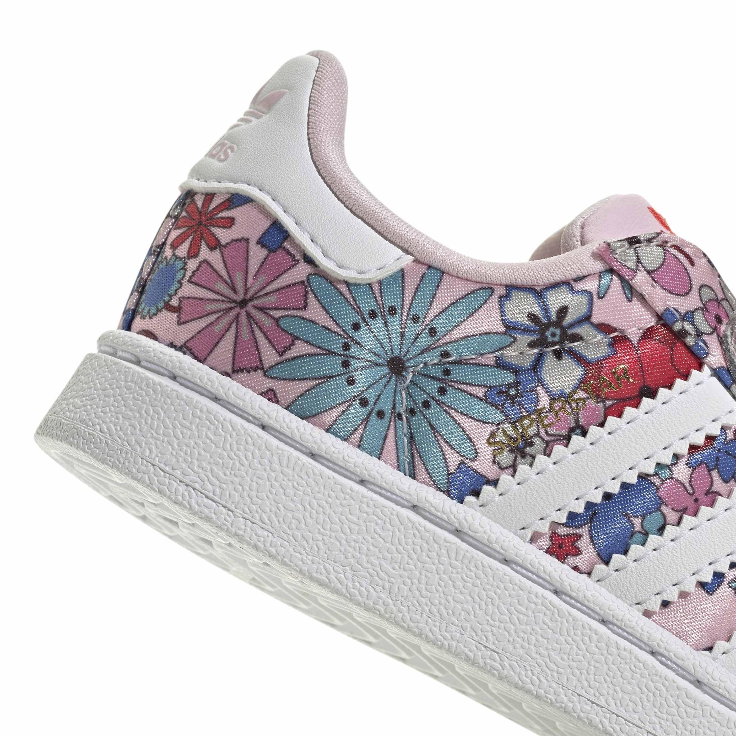 clear pink - adidas Originals - adidas Originals x Liberty London Superstar II Comfort Trainers - 9
