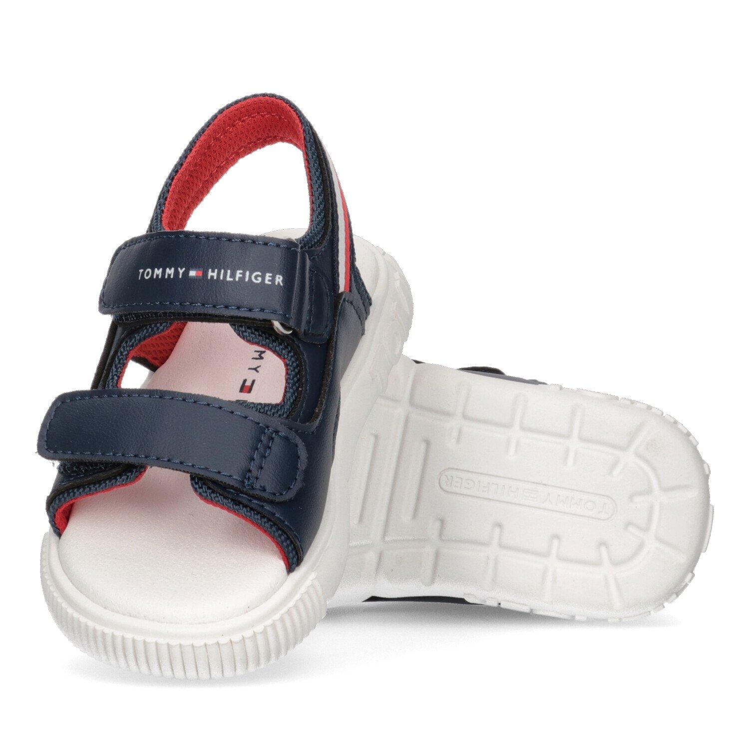 Blu 800 - Tommy Hilfiger - Velcro Stripe Sandals Infants - 3