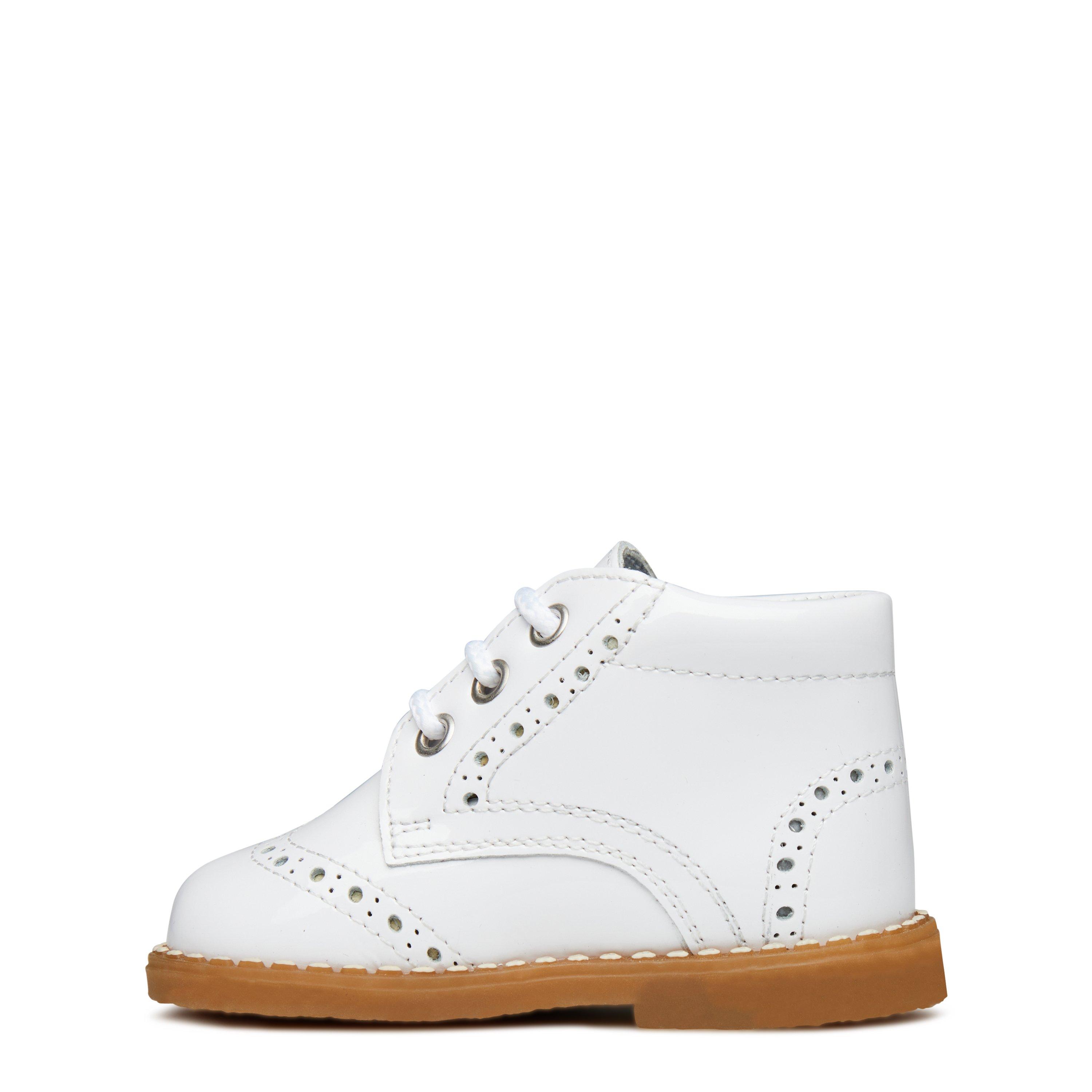 White - Andanines - Kids' Classic Flat Ankle Boots - 2
