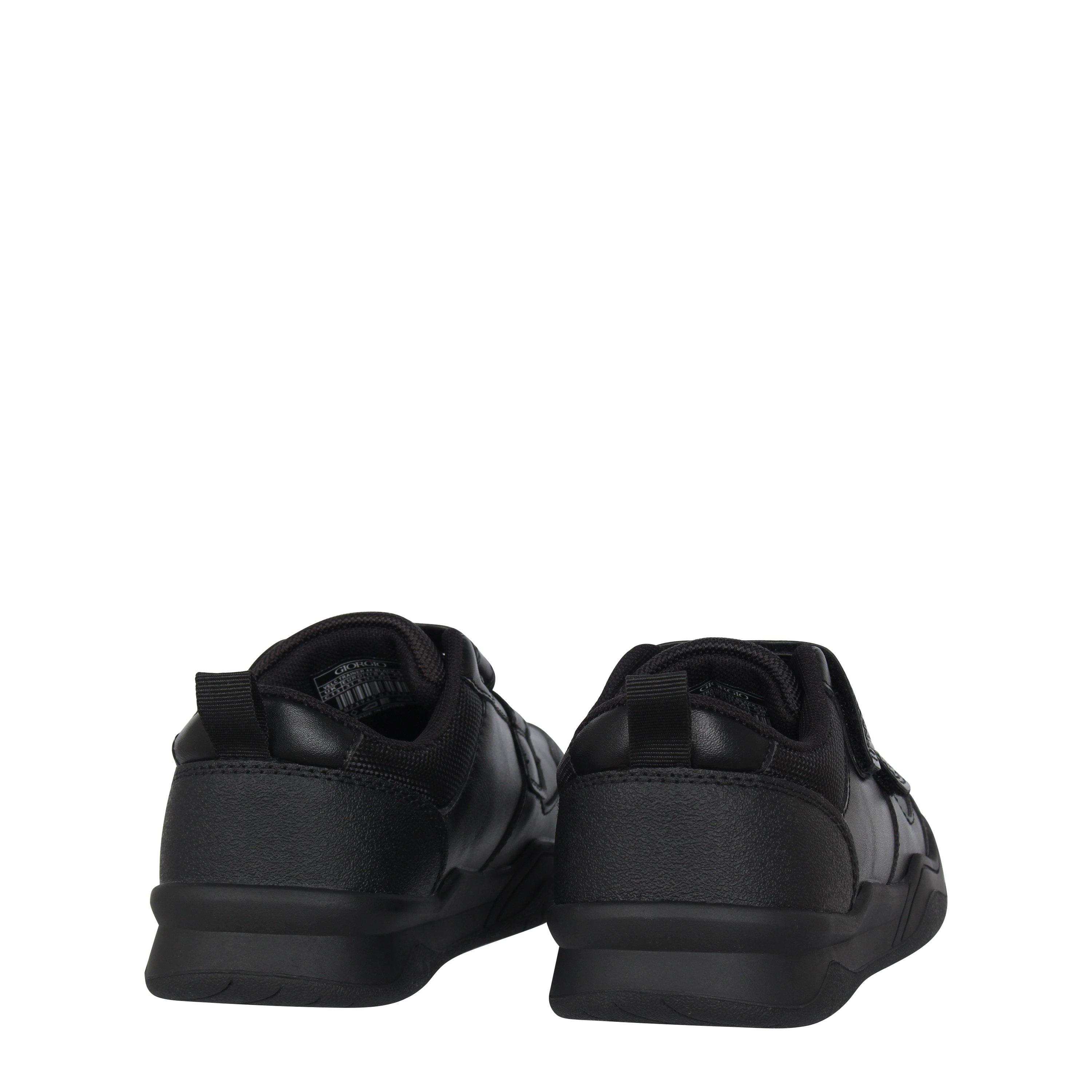 Zwart - Giorgio - Hook and Loop Trainers Childrens - 4