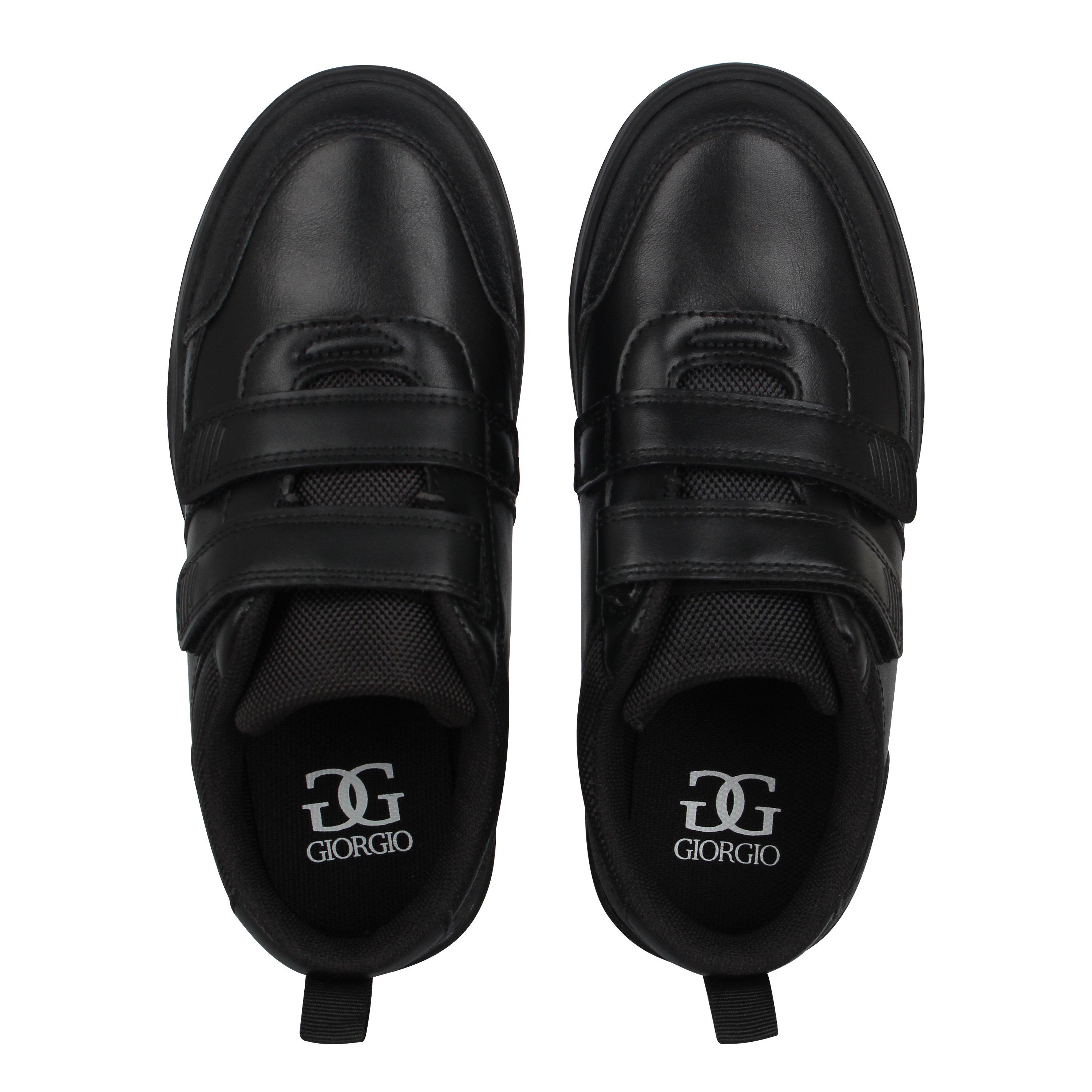 Zwart - Giorgio - Hook and Loop Trainers Childrens - 5