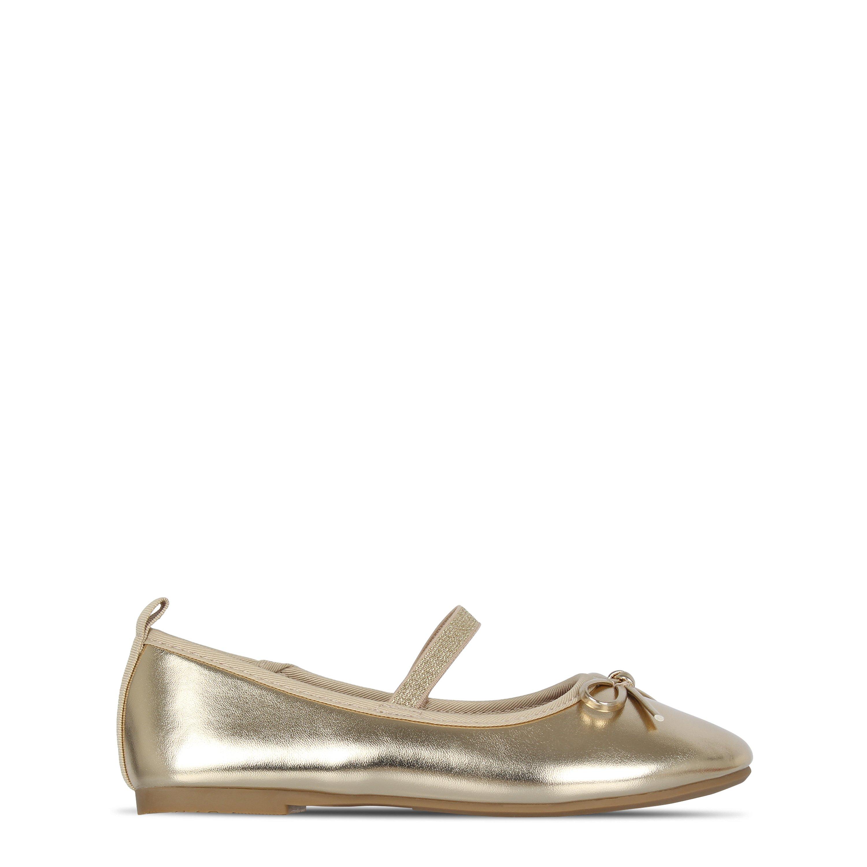 Gold - Be You - Studio Girls Metallic Ballet Pump - 1