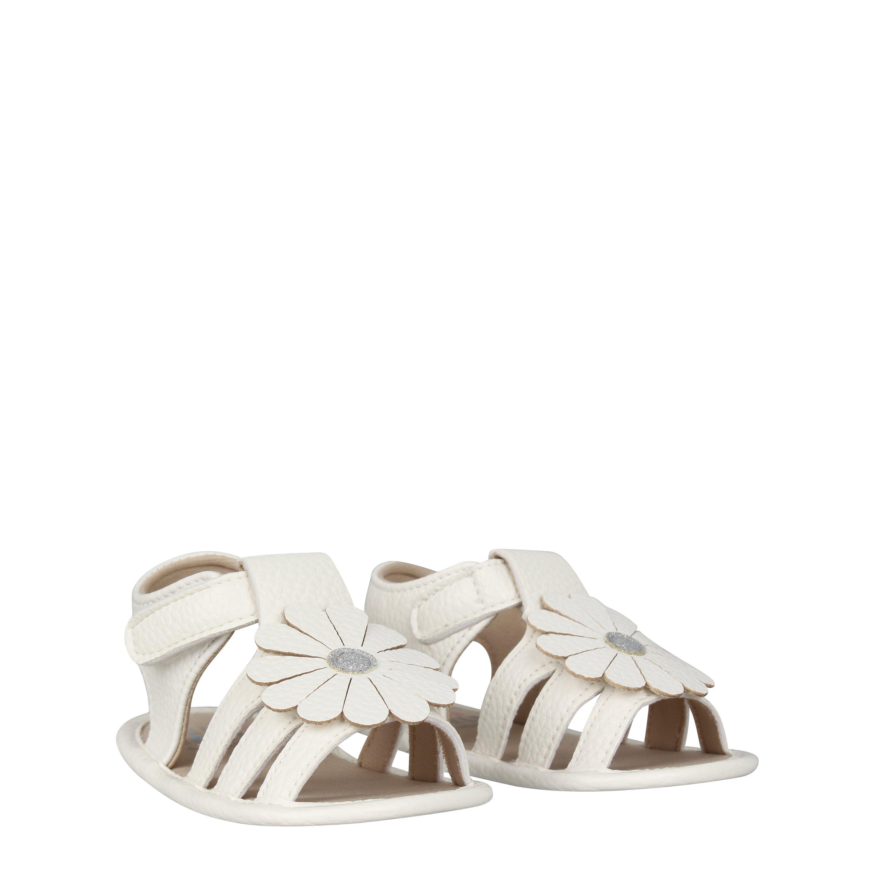 Branco - Hello World - Floral Pram Sandal - 3