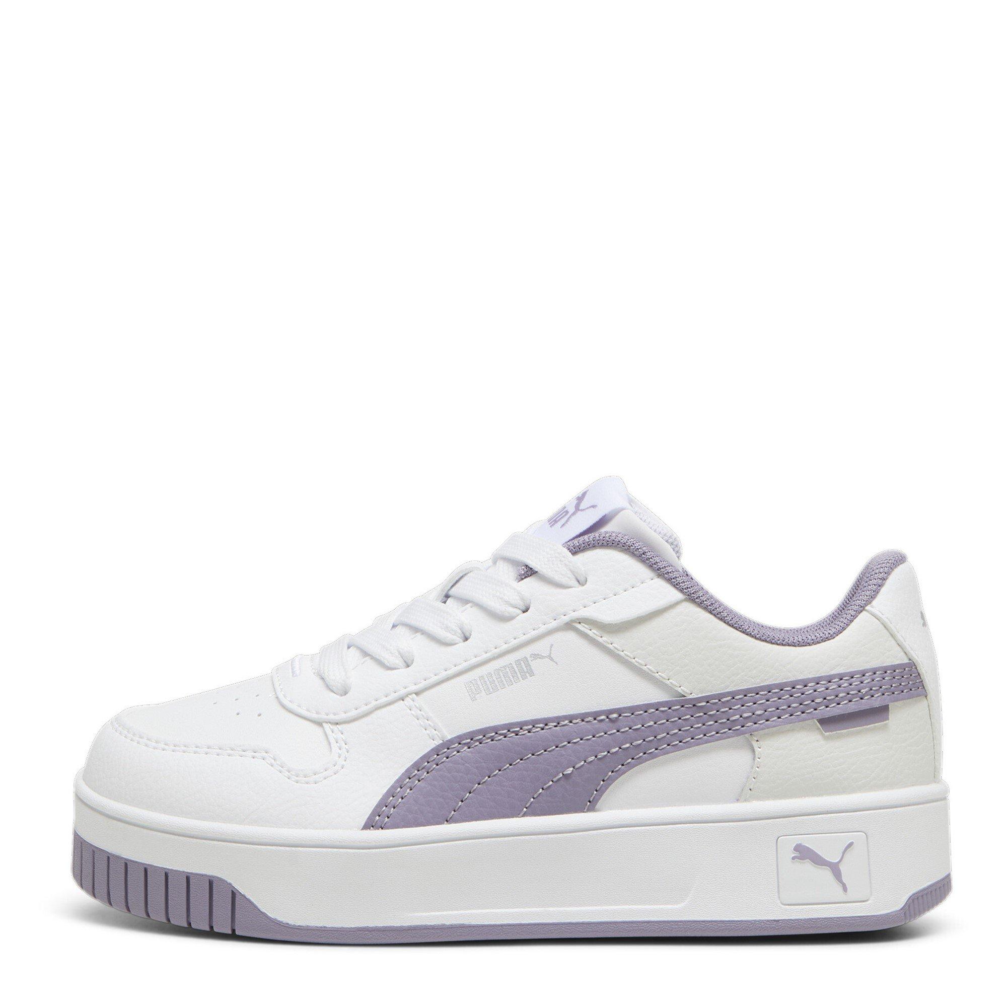 er
Blanc/Prune/Argent - Puma - Kids' Carina Street PS Low-Top Trainers - 2