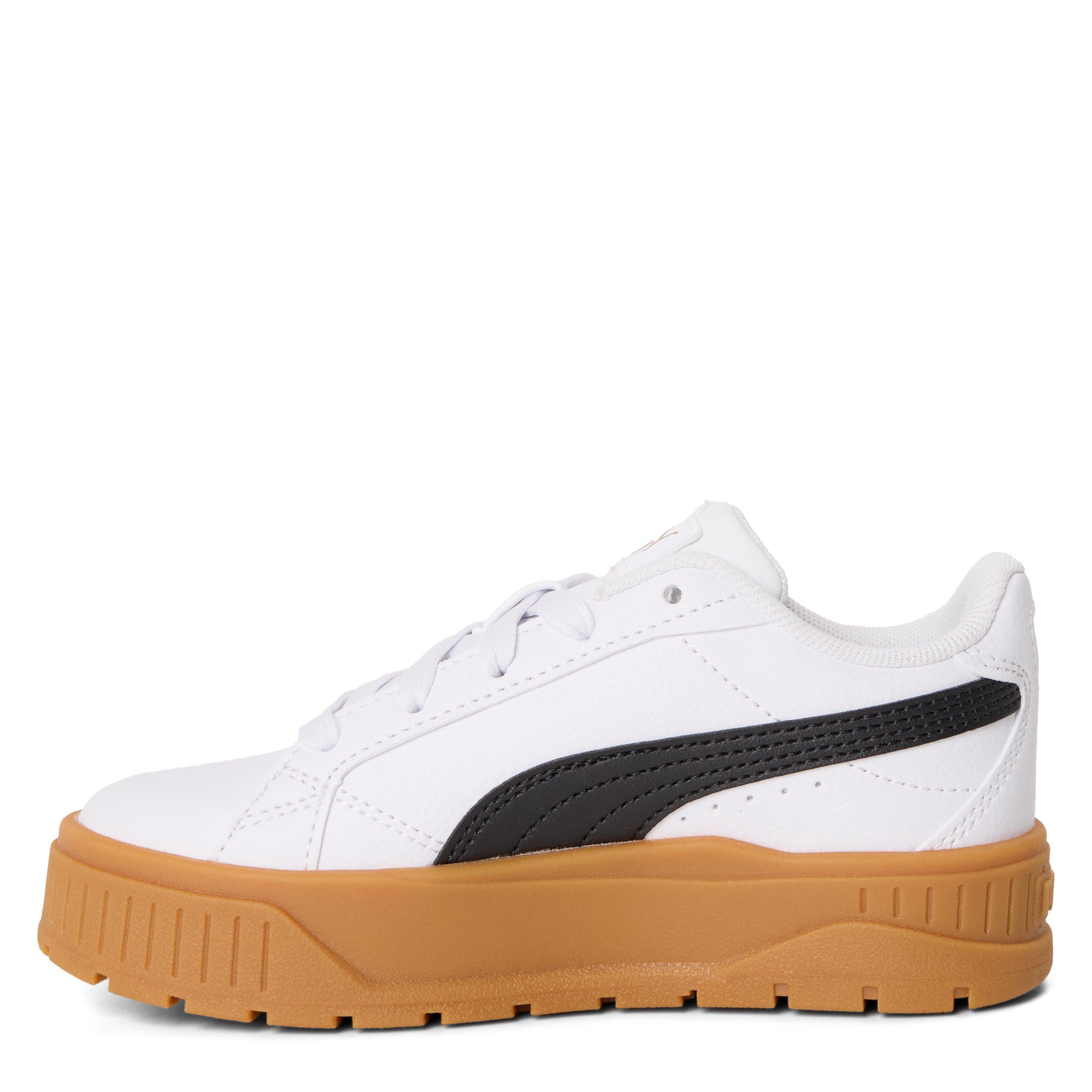 Wht/Blk/Gum - Puma - Kids Karmen Low-Top Trainers - 2