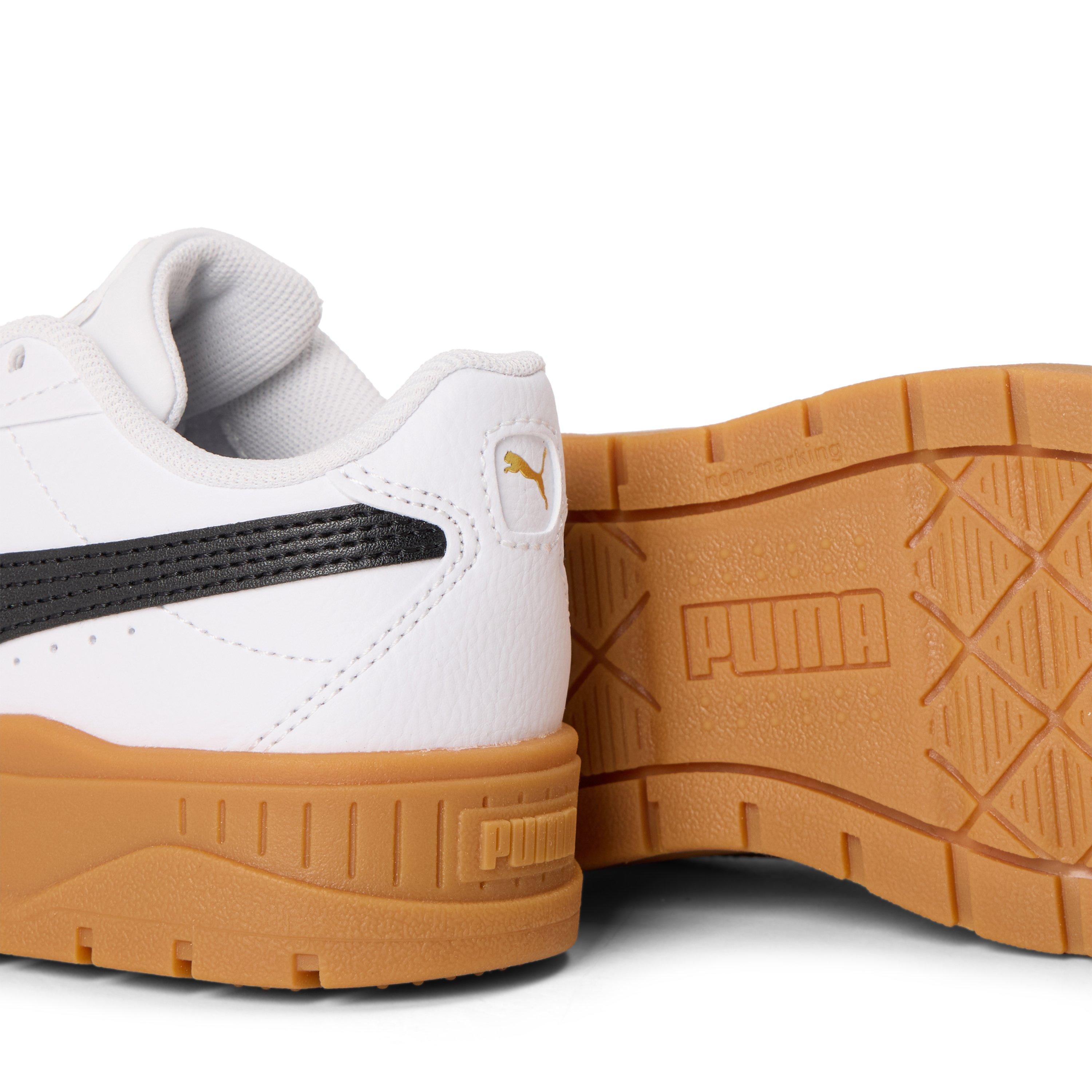 Wht/Blk/Gum - Puma - Kids Karmen Low-Top Trainers - 3