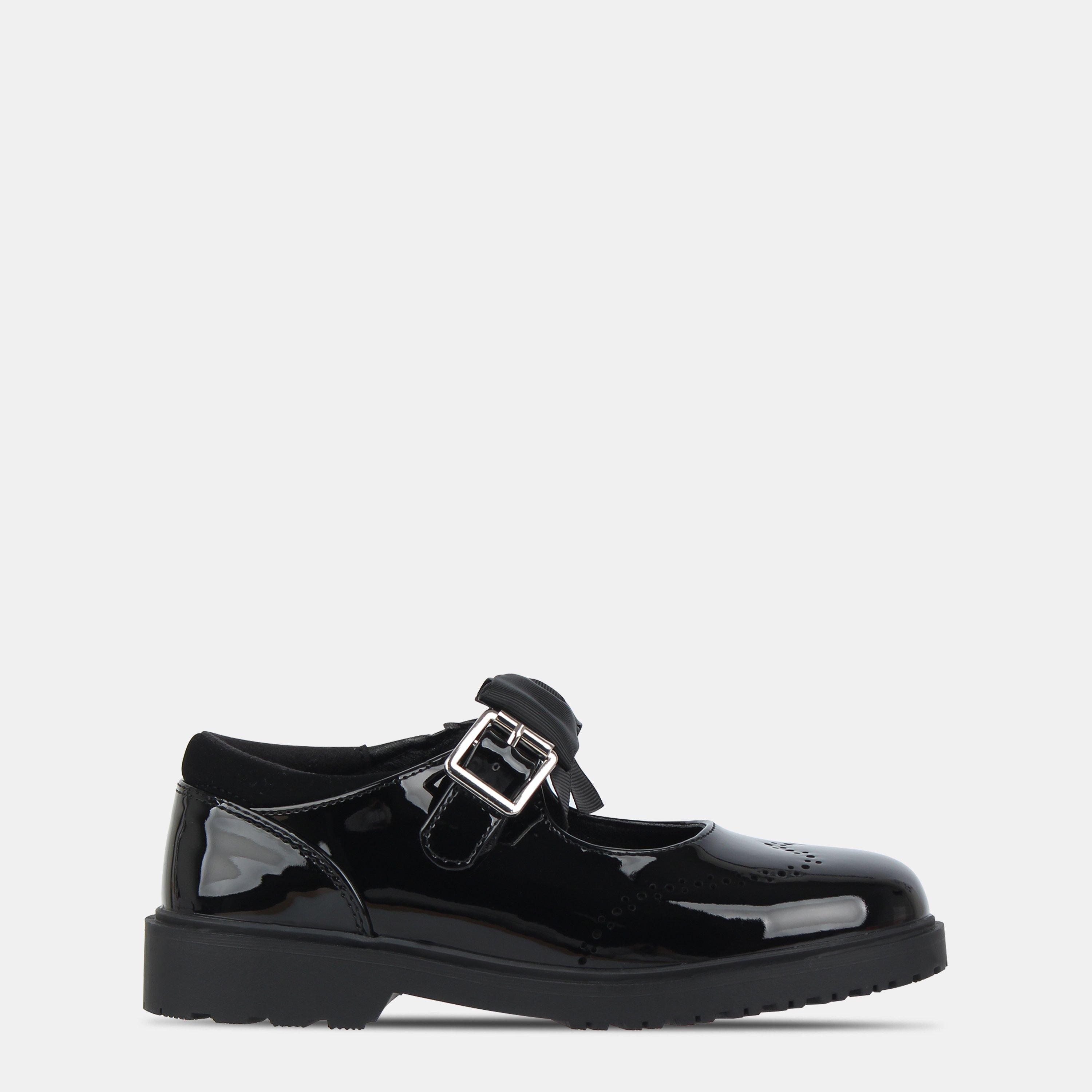 Miso Girls Chunky Mary Janes Childrens - Black - C11 (29)