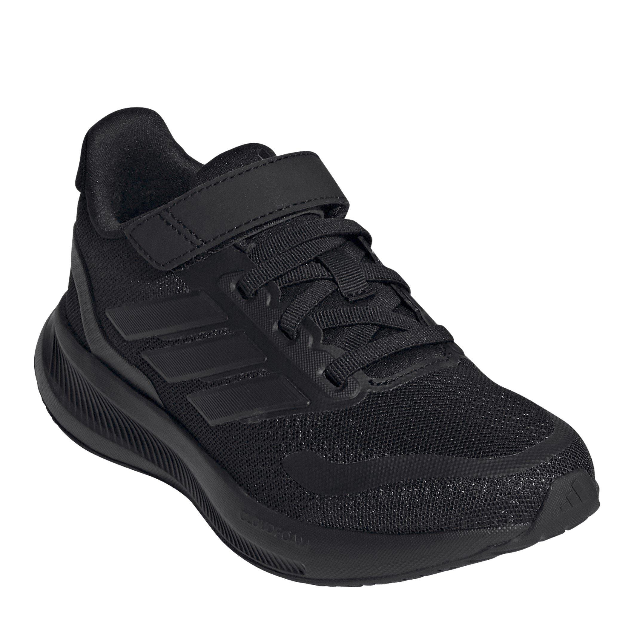 Triple Black - adidas - Runfalcon 5 EL Childrens Trainers - 3