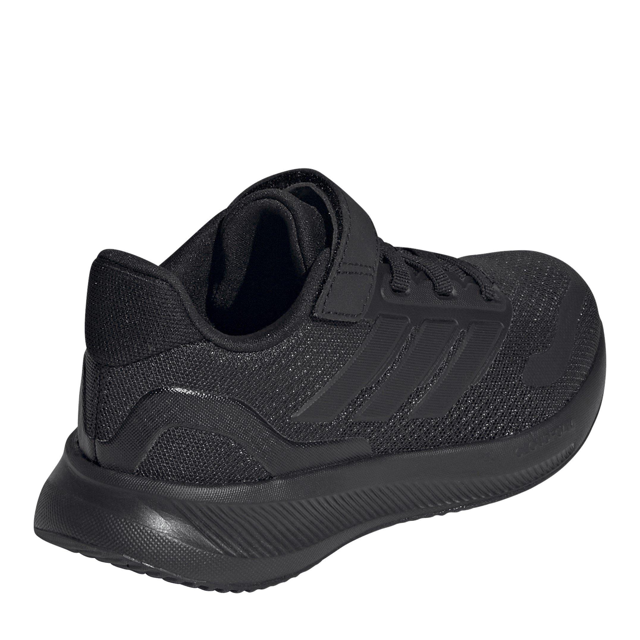 Triple Black - adidas - Runfalcon 5 EL Childrens Trainers - 4
